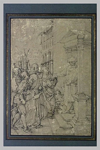 Le Christ conduit devant Pilate