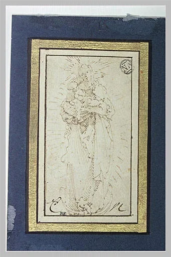 Vierge à l'Enfant sur un croissant de lune