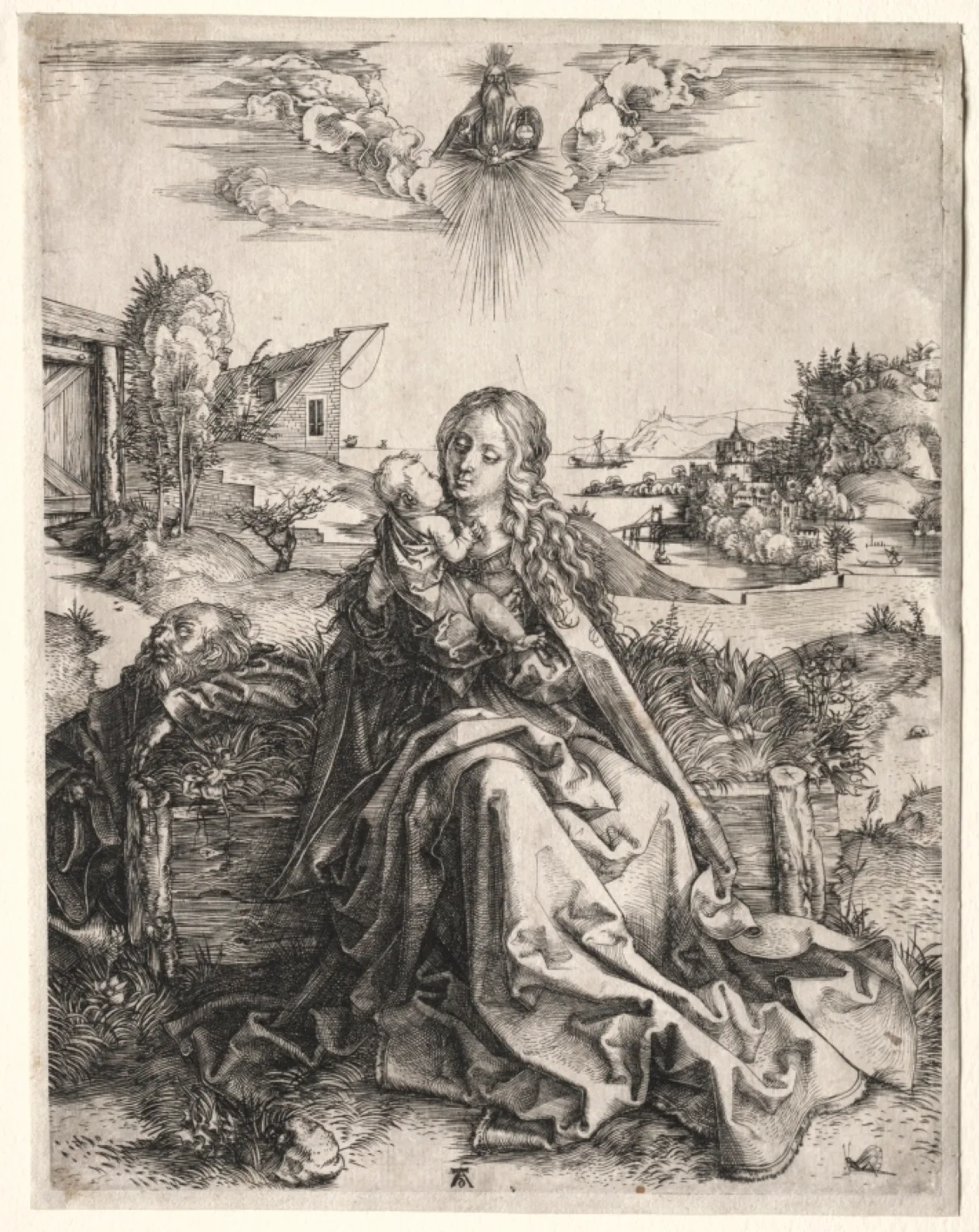 The Holy Family with the Butterfly