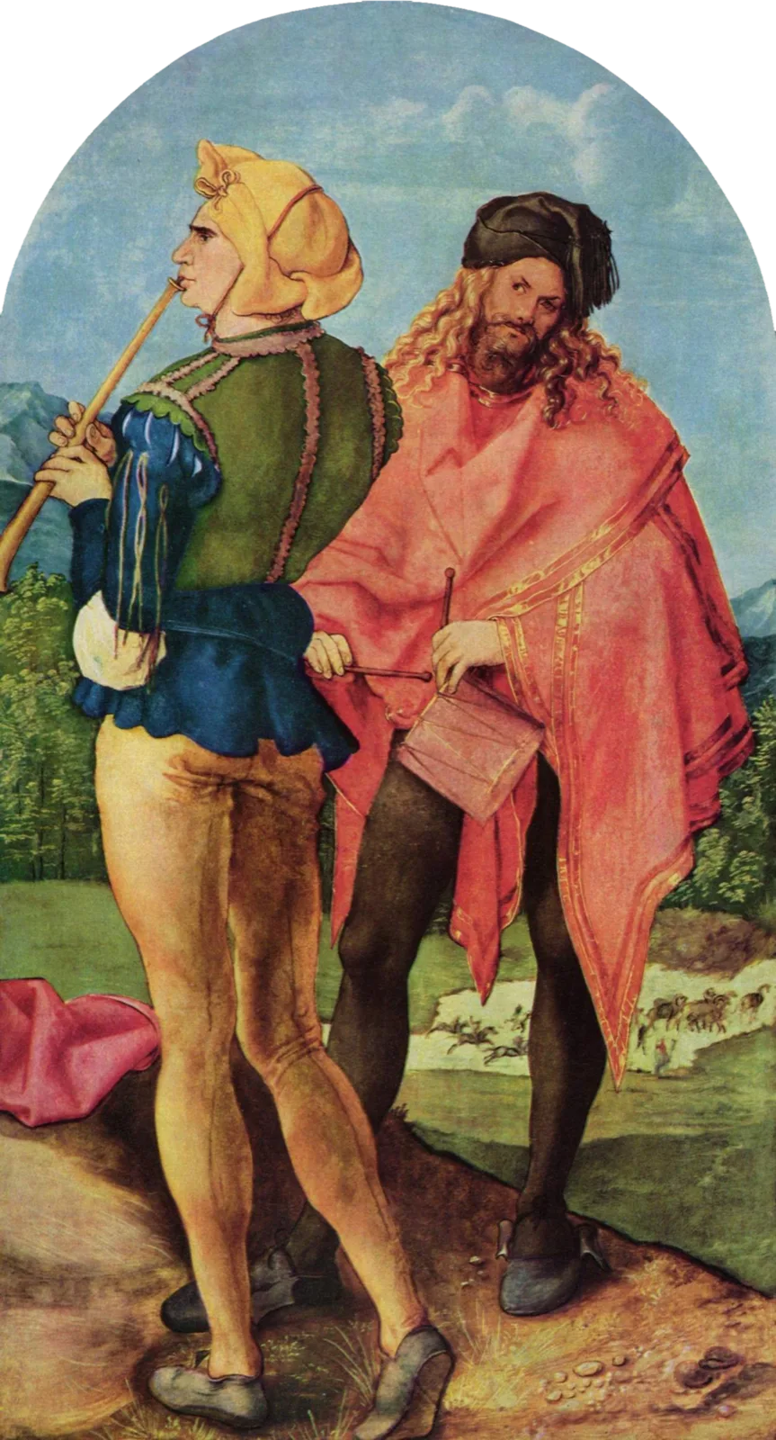 Jabach Altar: Piper and Drummer