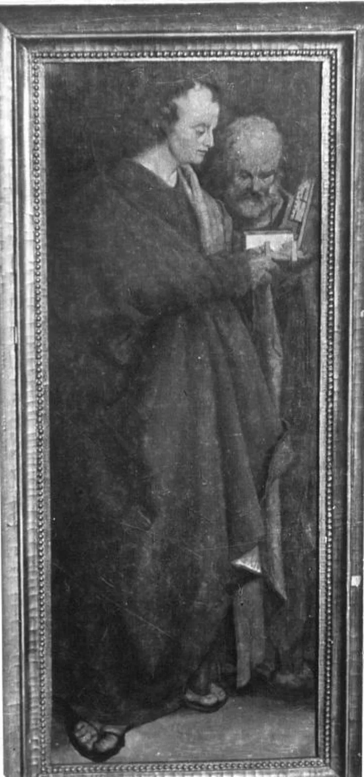 Hll. Johannes und Petrus (Verkleinerte Kopie nach den Vier Aposteln) (Kopie nach)