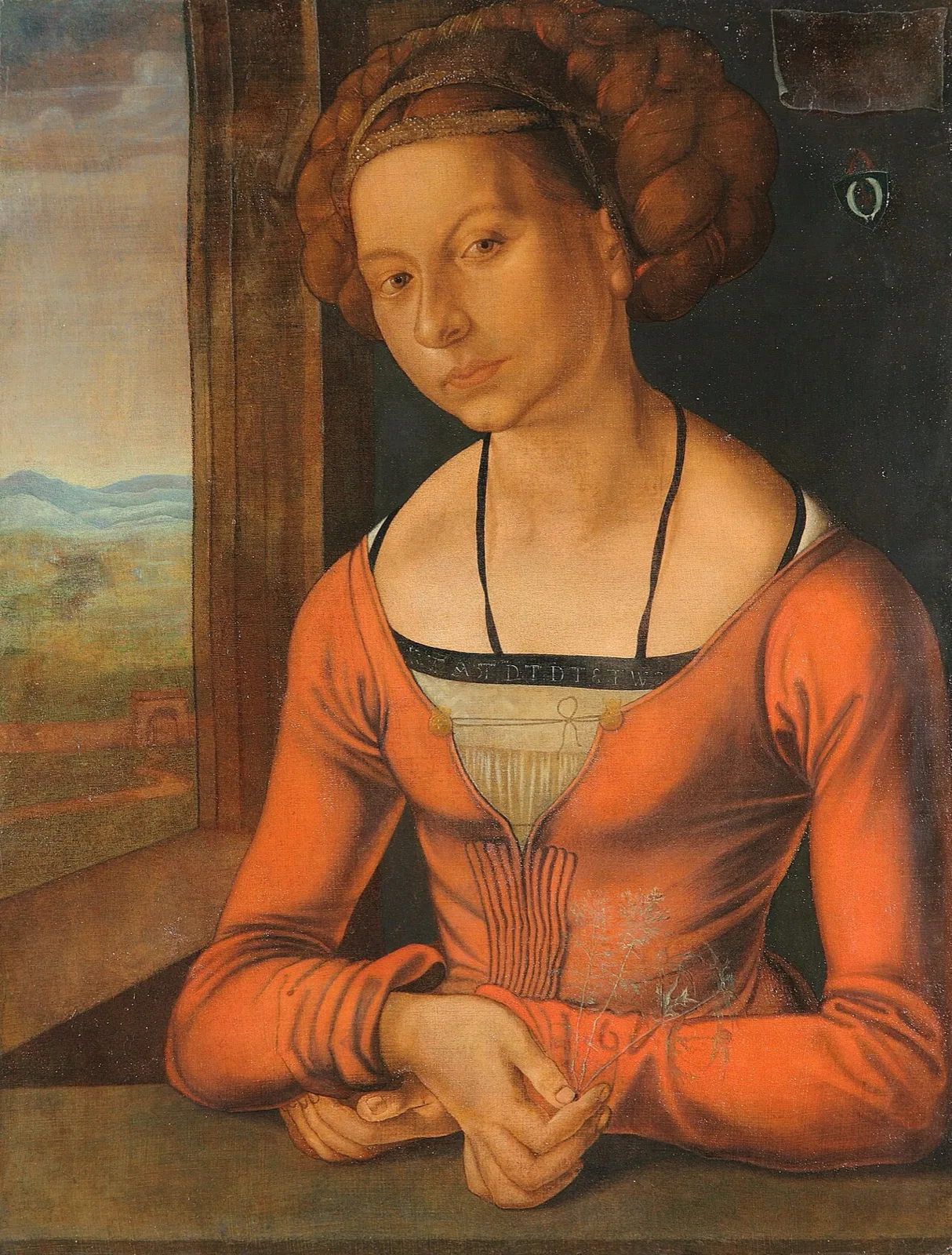 Portrait of a Young Woman with braided hair (No. 1)