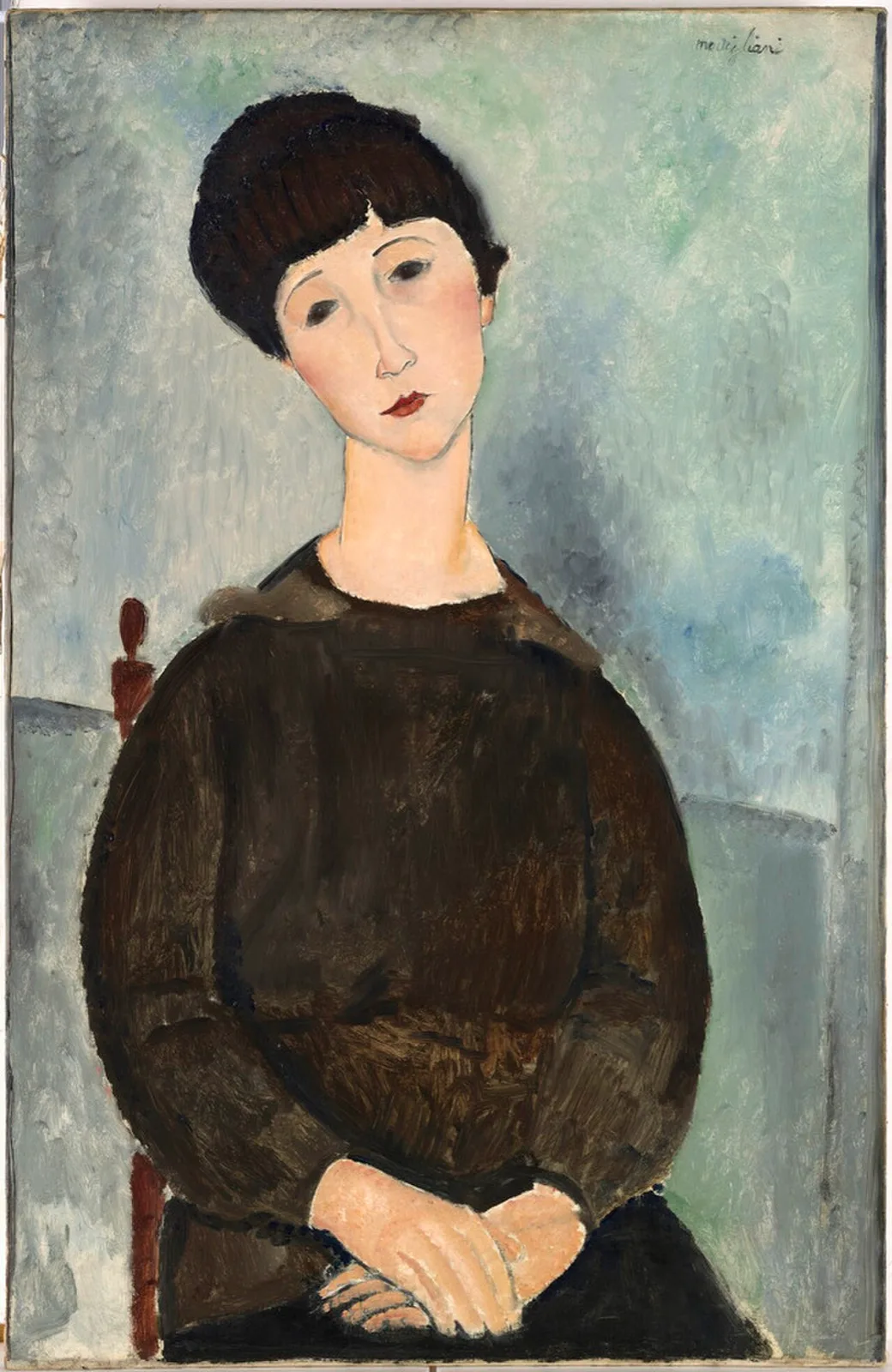 Girl with brown hair