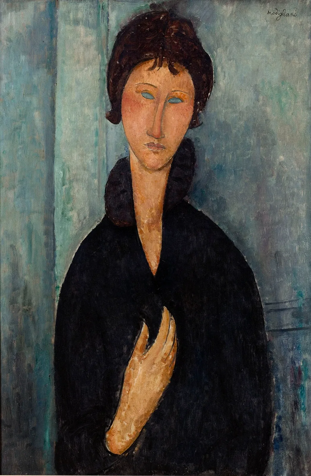 Woman with Blue Eyes