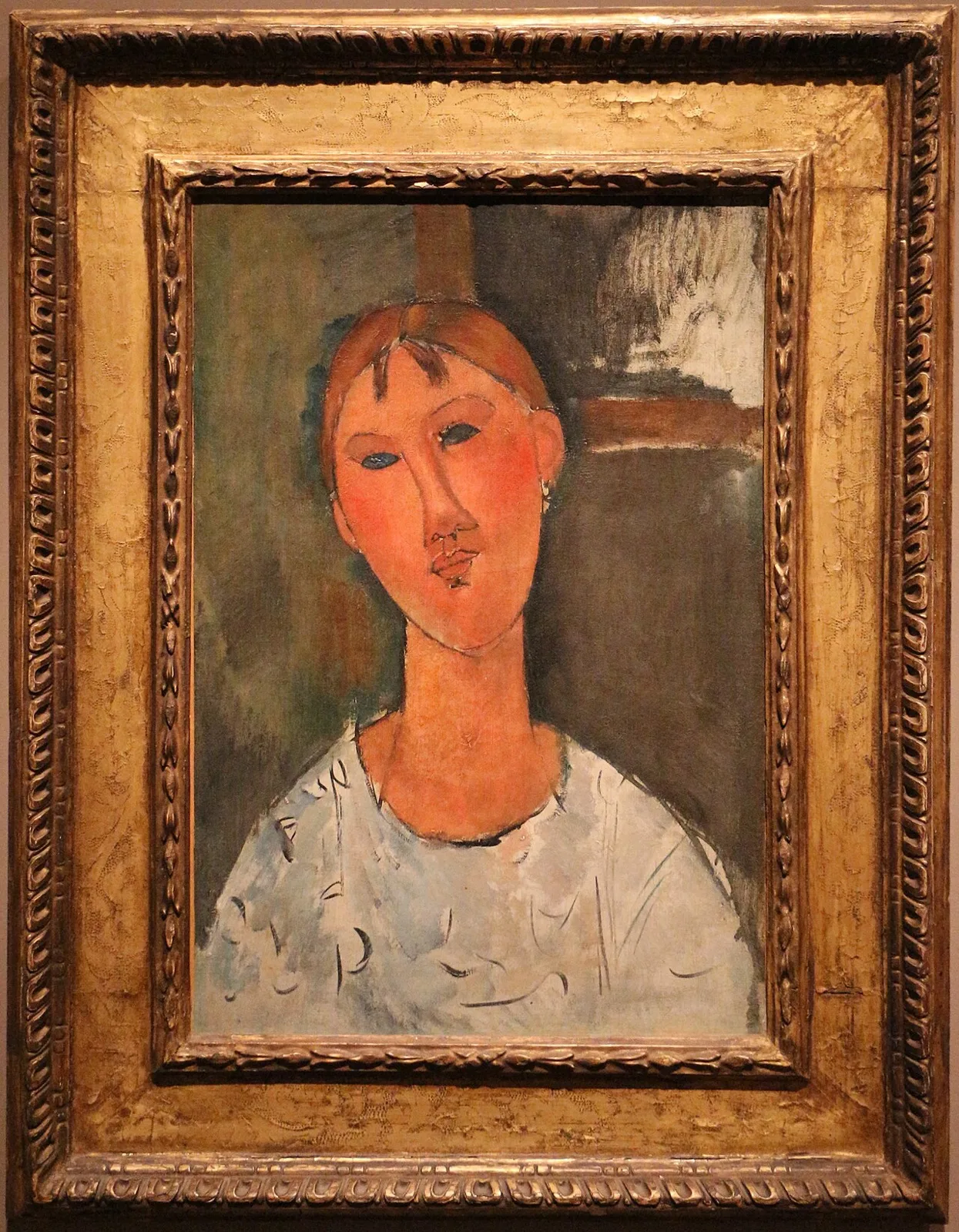 Girl in a White Blouse