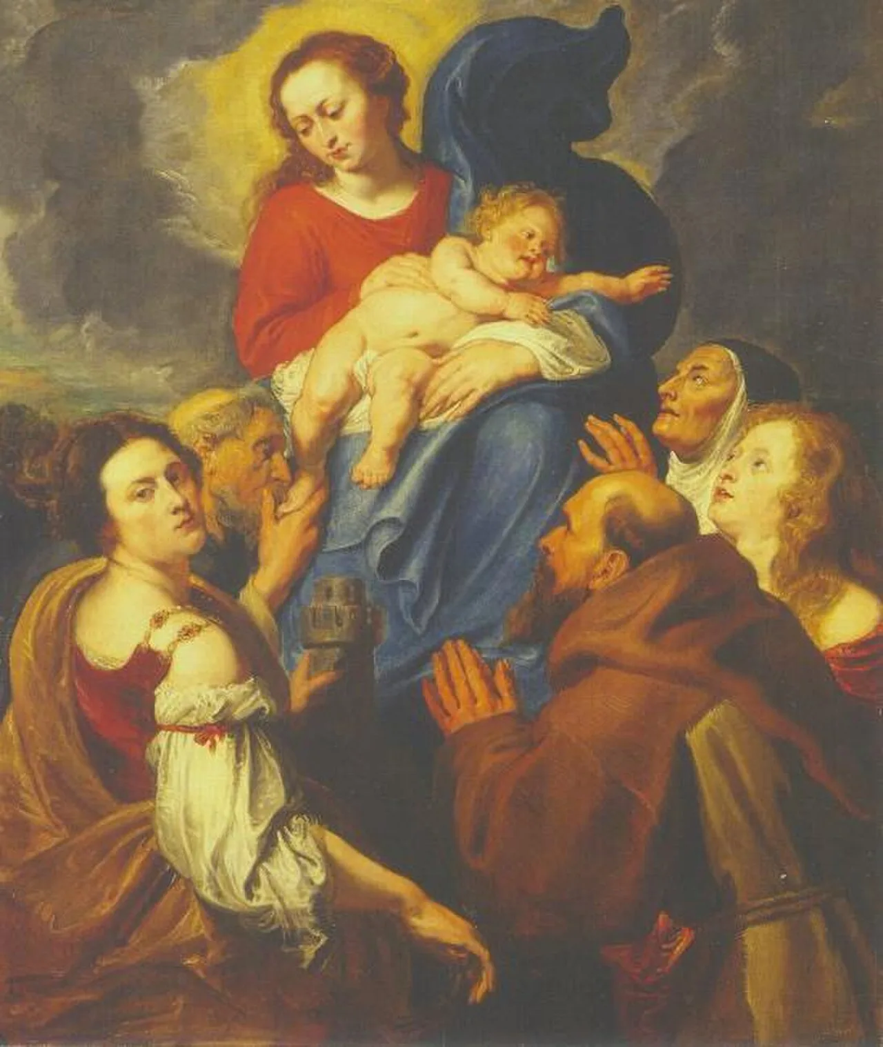 Madonna and Child with Five Saints