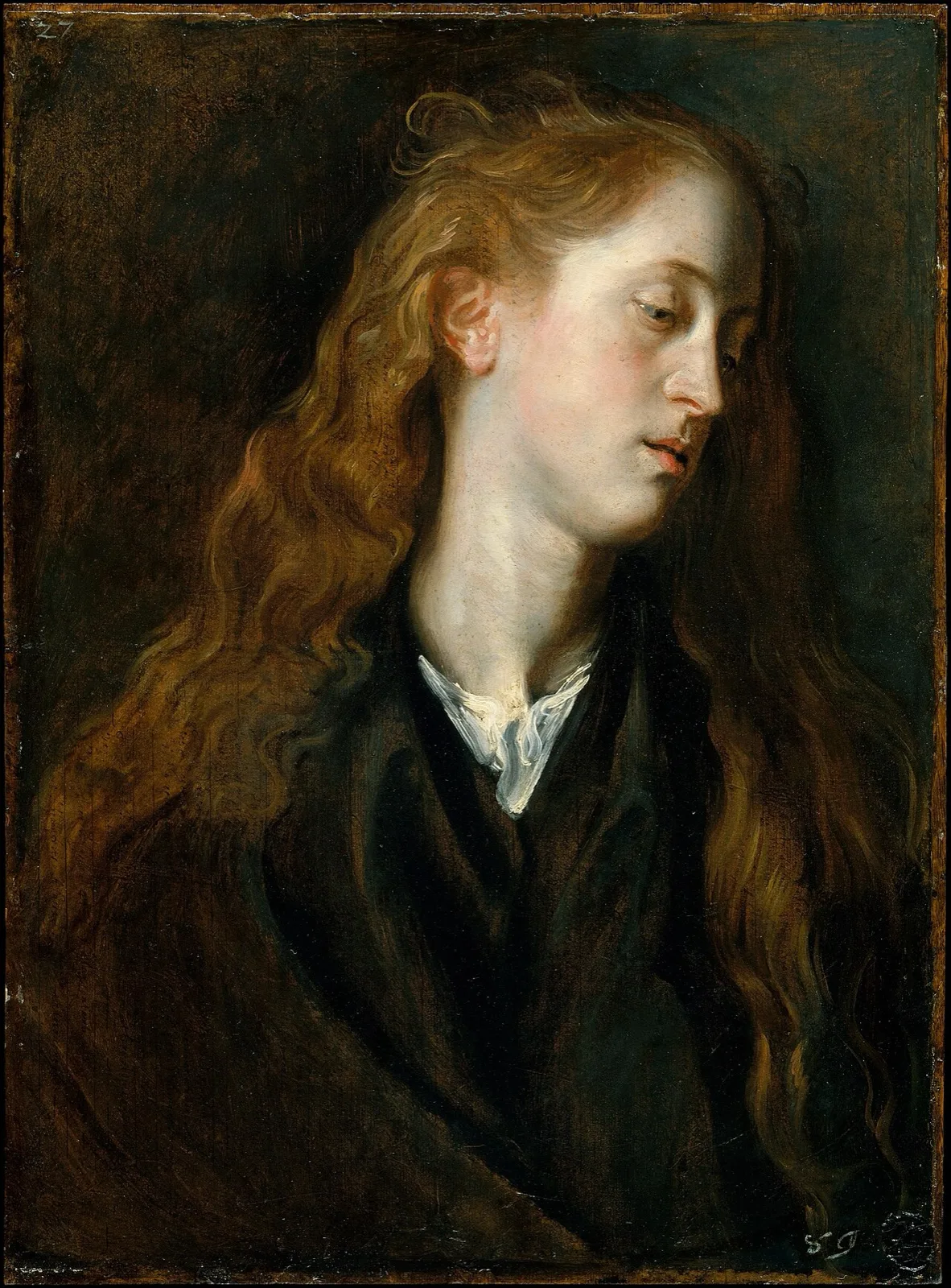Study Head of a Young Woman