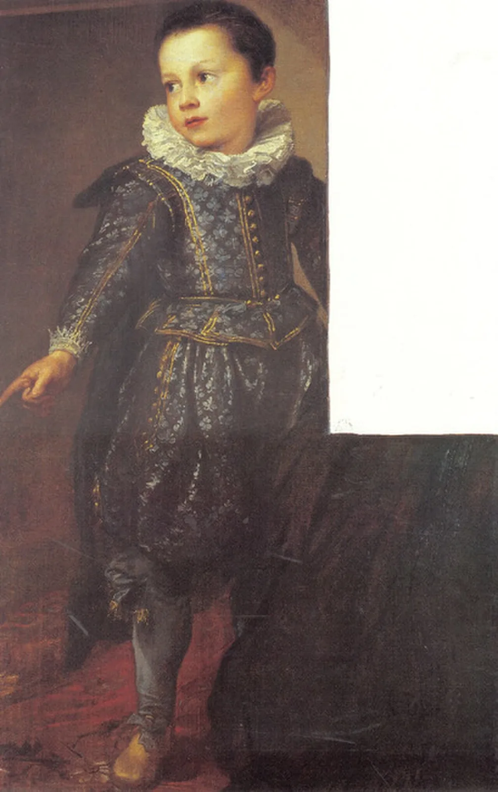 Portrait of a boy, possibly Ansaldo Pallavicino (fragment)