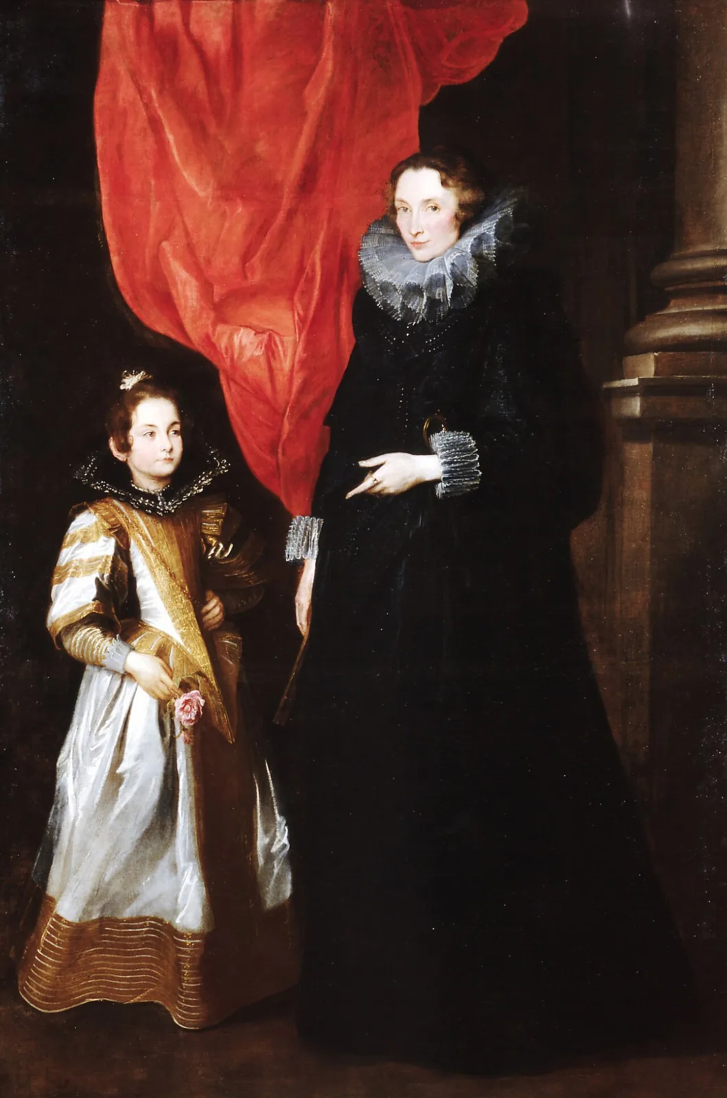 Portrait of Geronima Sale Brignole with her daughter Maria Aurelia
