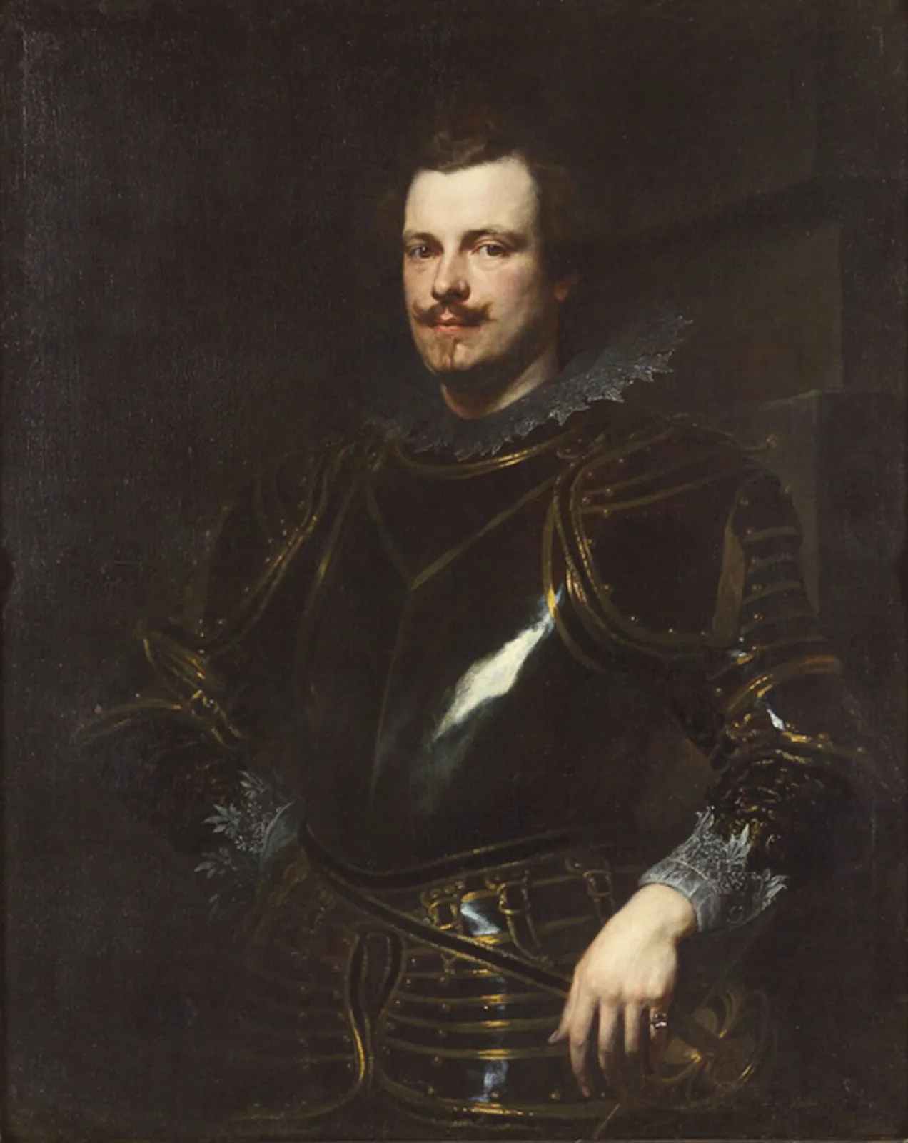 Portrait of an Italian Nobleman in Armor