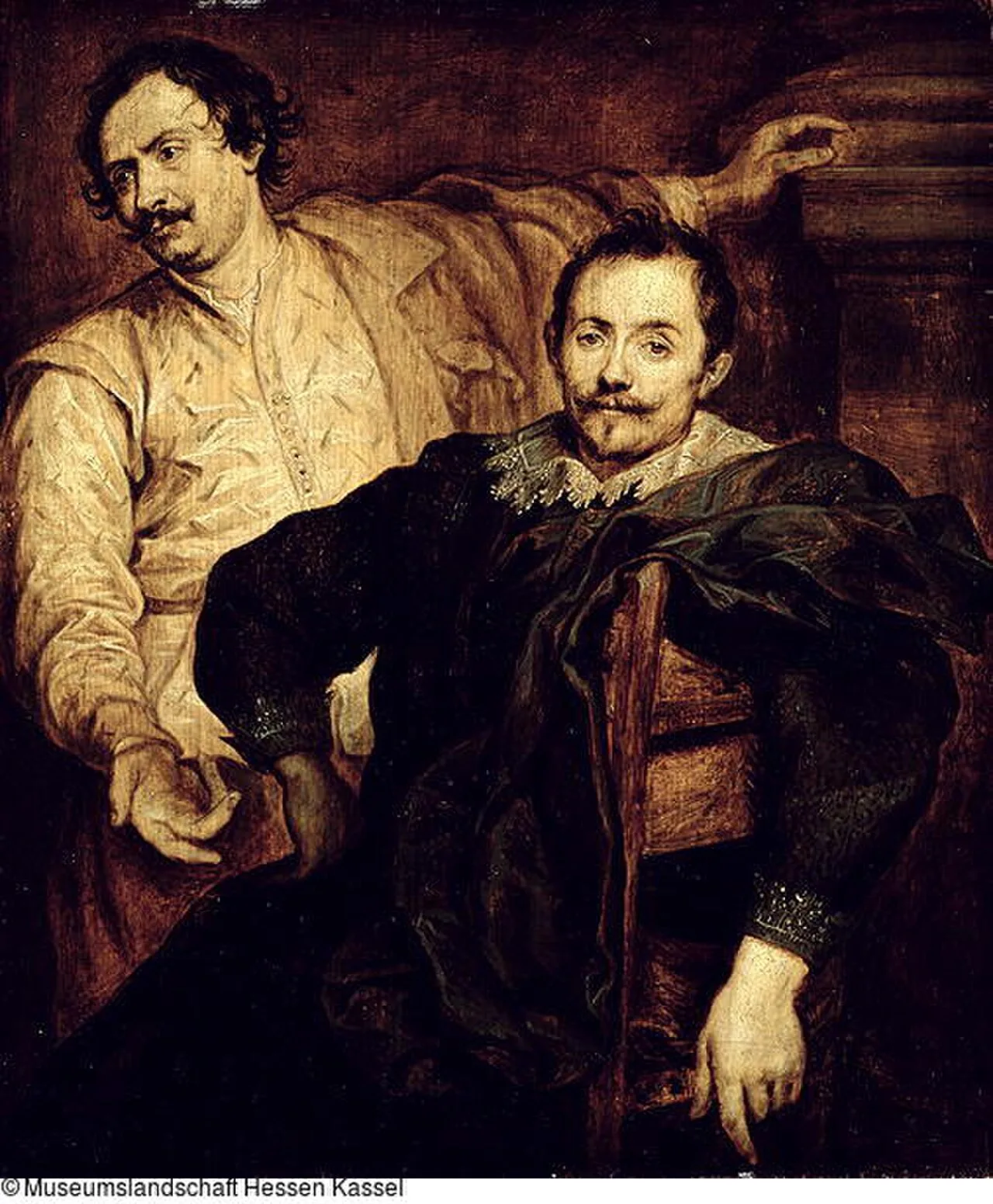 Double portrait of the brothers Lucas and Cornelis de Wael
