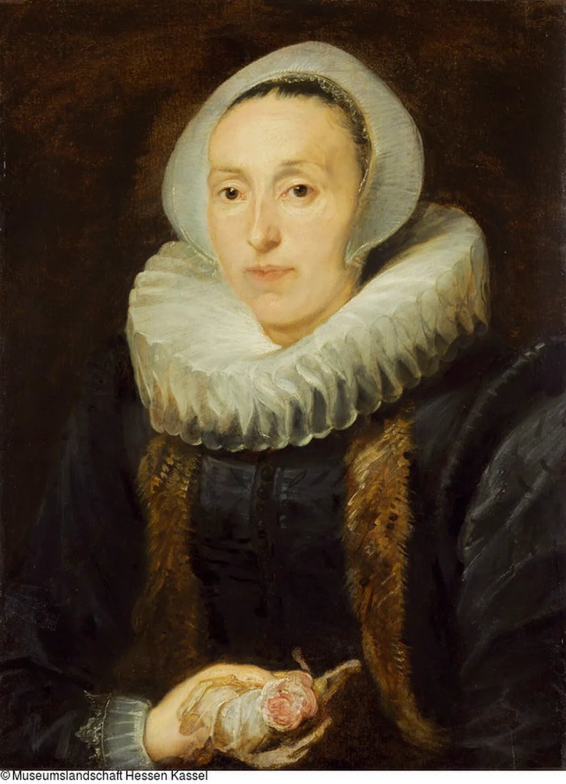 Portrait of a Woman with a Rose