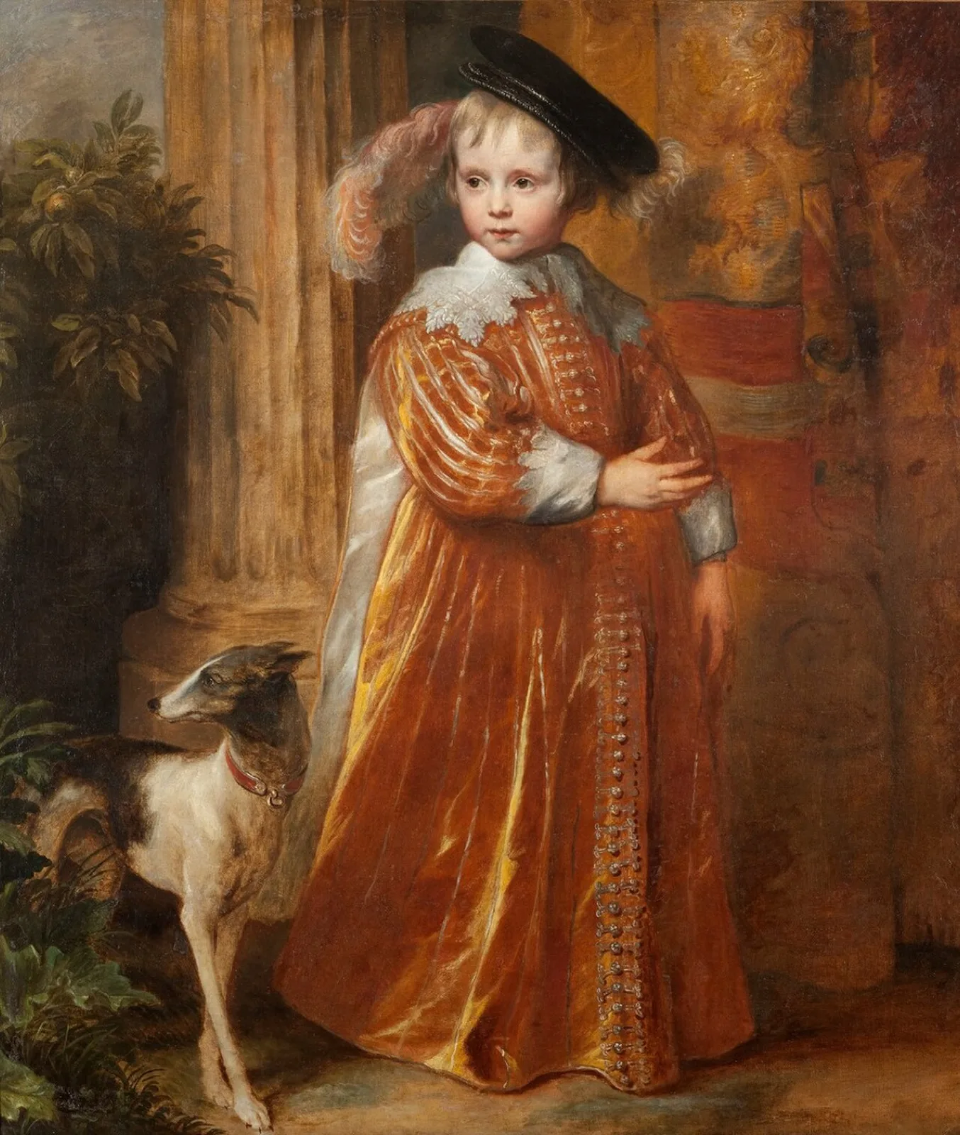 Portrait of Willem II van Oranje-Nassau as a child (No. 1)