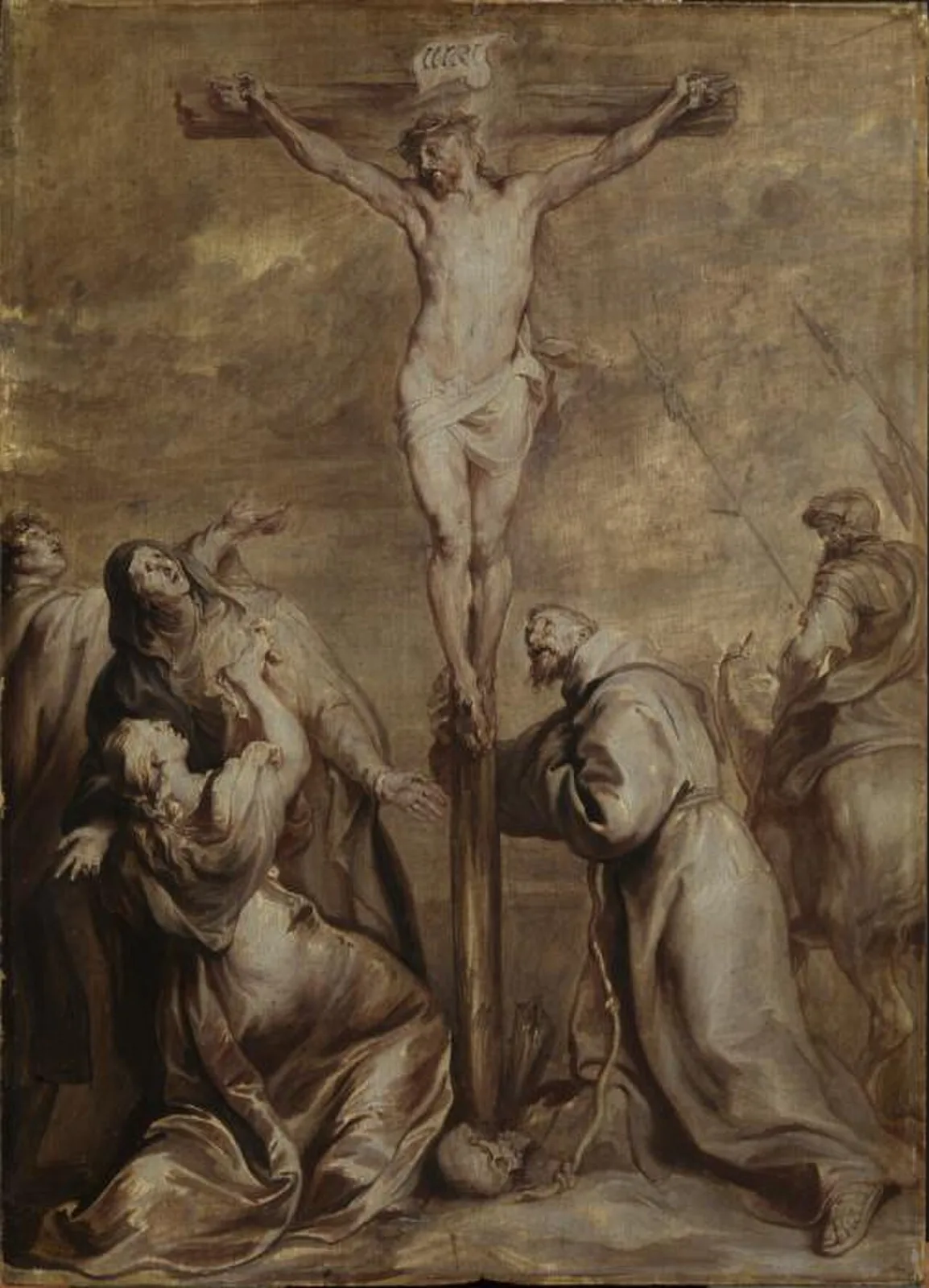 Crucifixion with Saint Francis