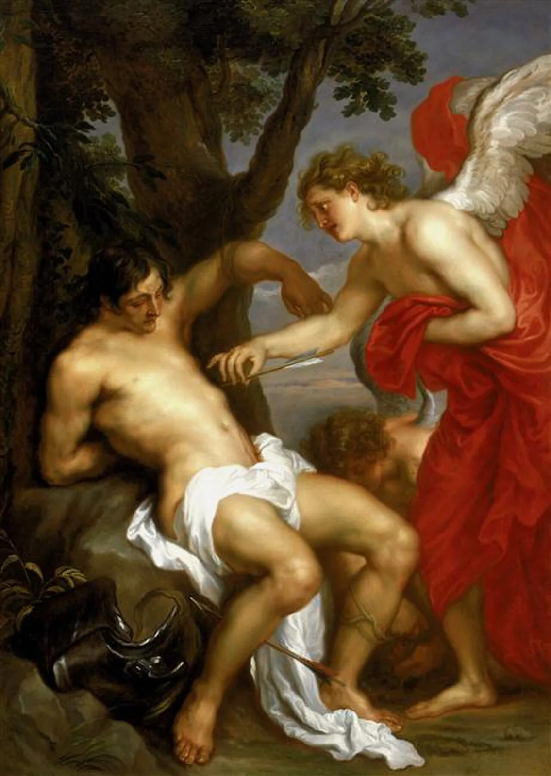 Saint Sebastian and the Angel