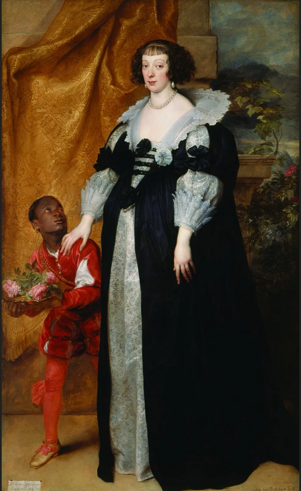 Princess Henrietta of Lorraine, Attended by a Page