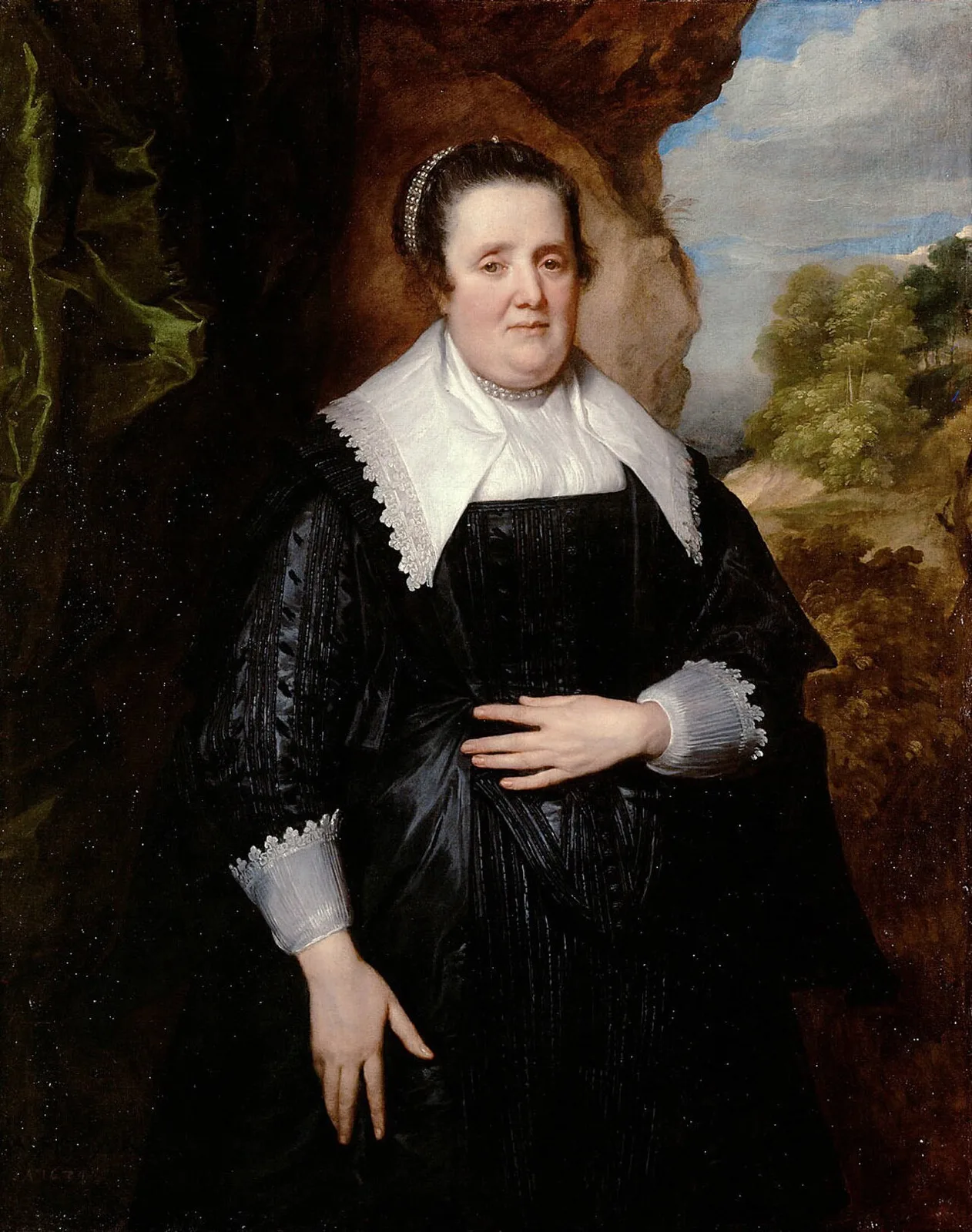 Portrait of an old woman