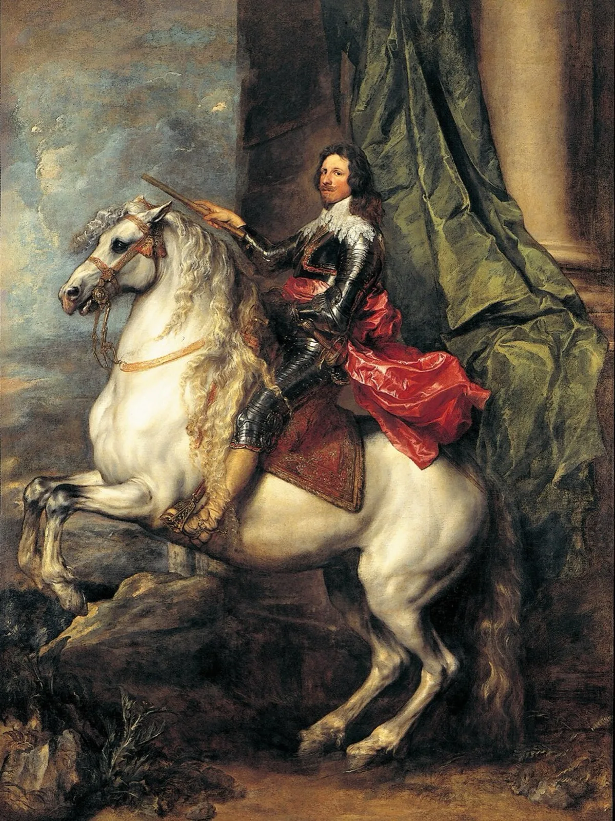 Equestrian portrait of Prince Tomaso of Savoy-Carignan