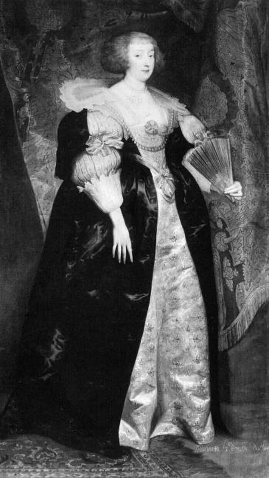 Portrait of Marguerite, princess of Lorraine, wife of Gaston d'Orléans