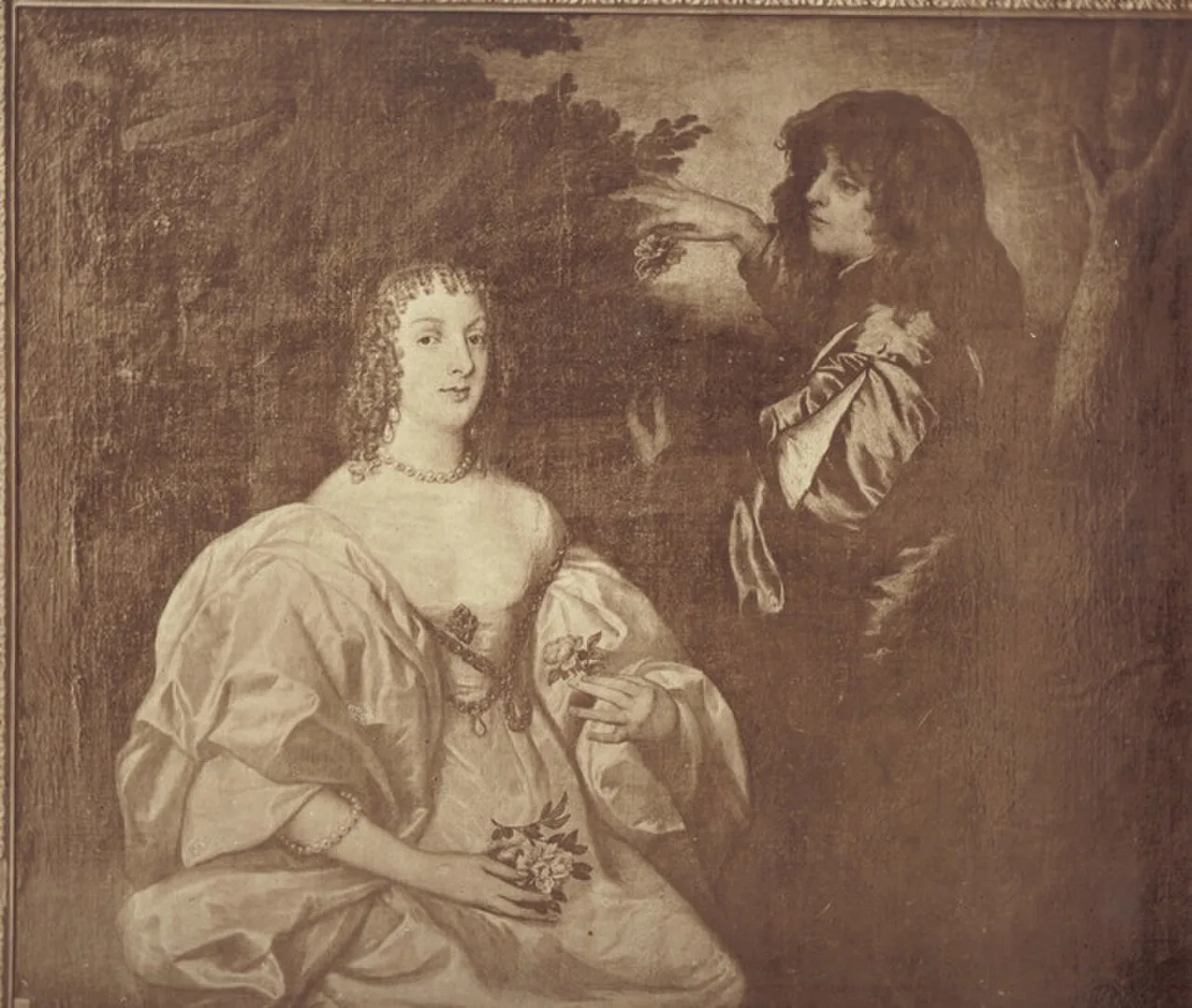 Double portrait of Anne Sophia, Countess of Carnarvon with her brother Philip Herbert, 5th Earl of Pembroke, 2nd Earl of Montgomery
