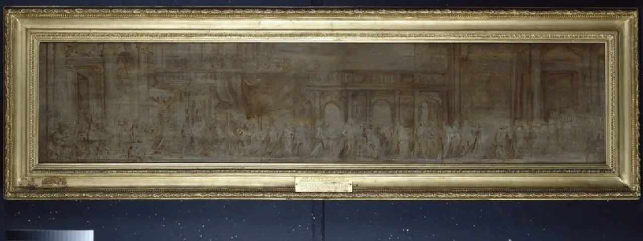 Charles I and the Knights of the Garter in Procession
