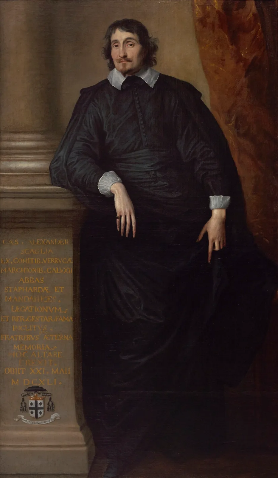 Cesare Alessandro Scaglia di Verrua, Abbé of Staffarda and Mandanici