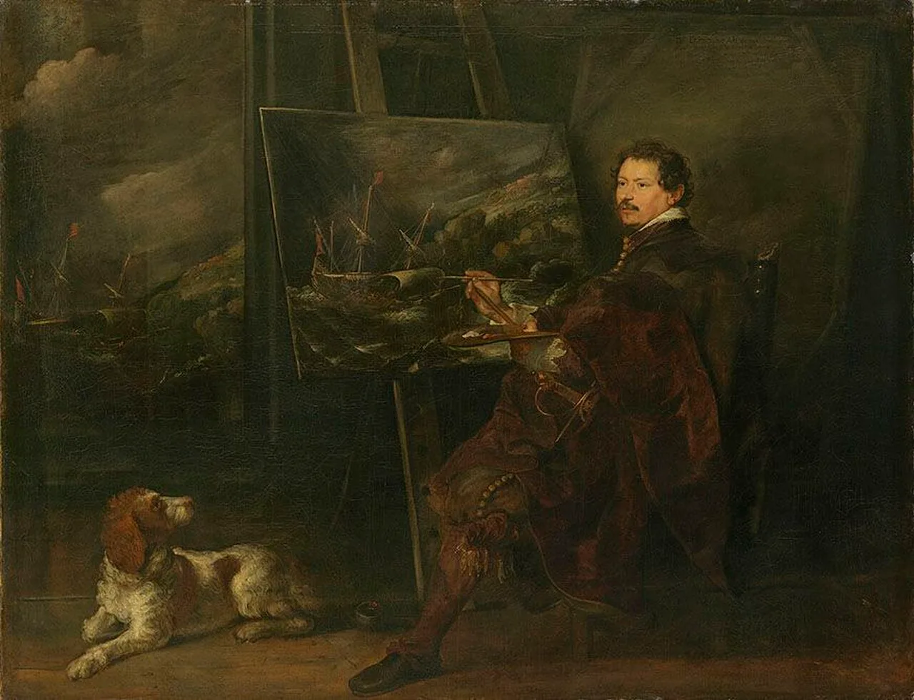 Bildnis des Marinemalers Andries van Aertvelt (Eertvelt)