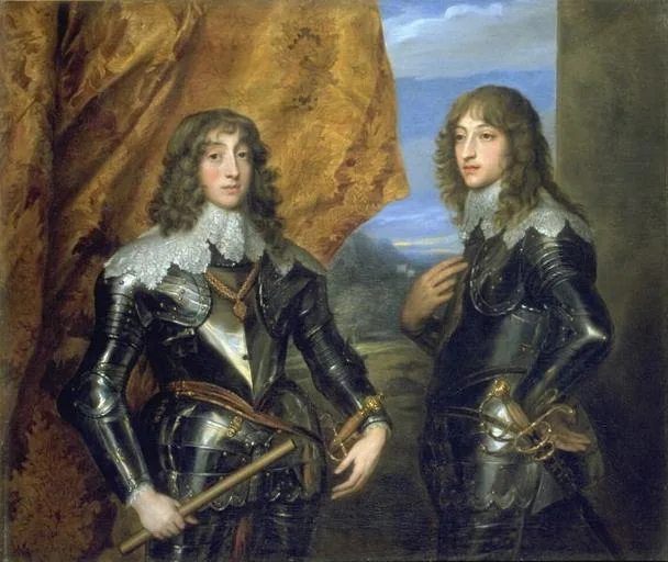 Portraits de charles louis et robert de simmeren