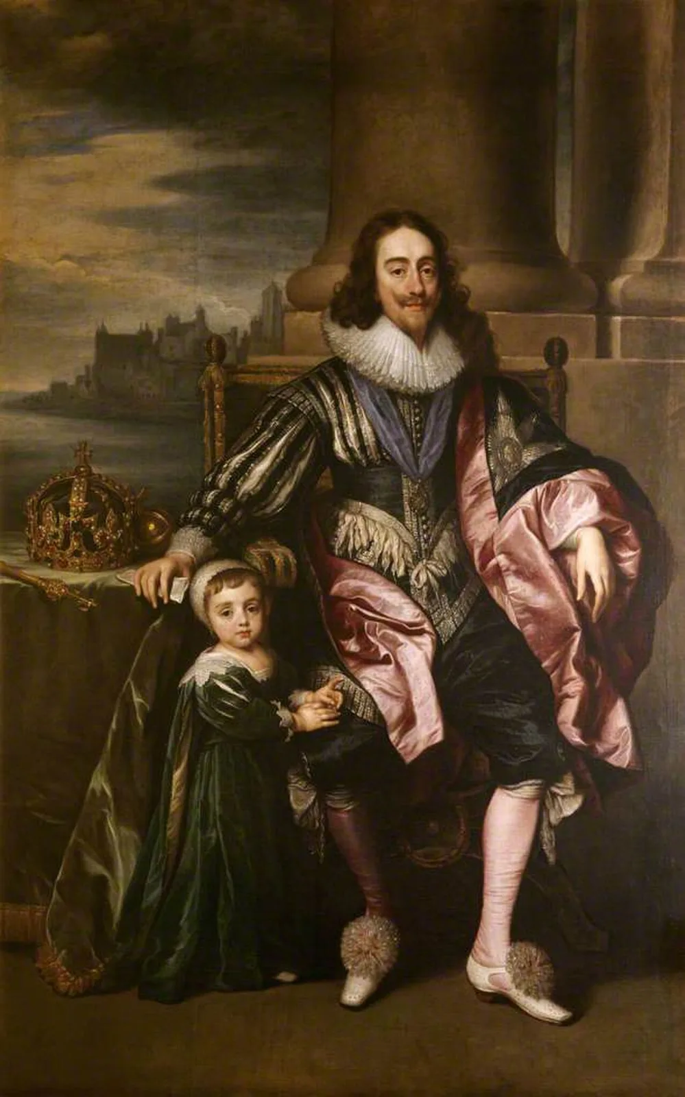 Charles I, and Prince Charles