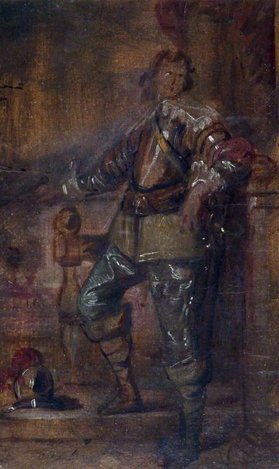 A Man in Half Armour