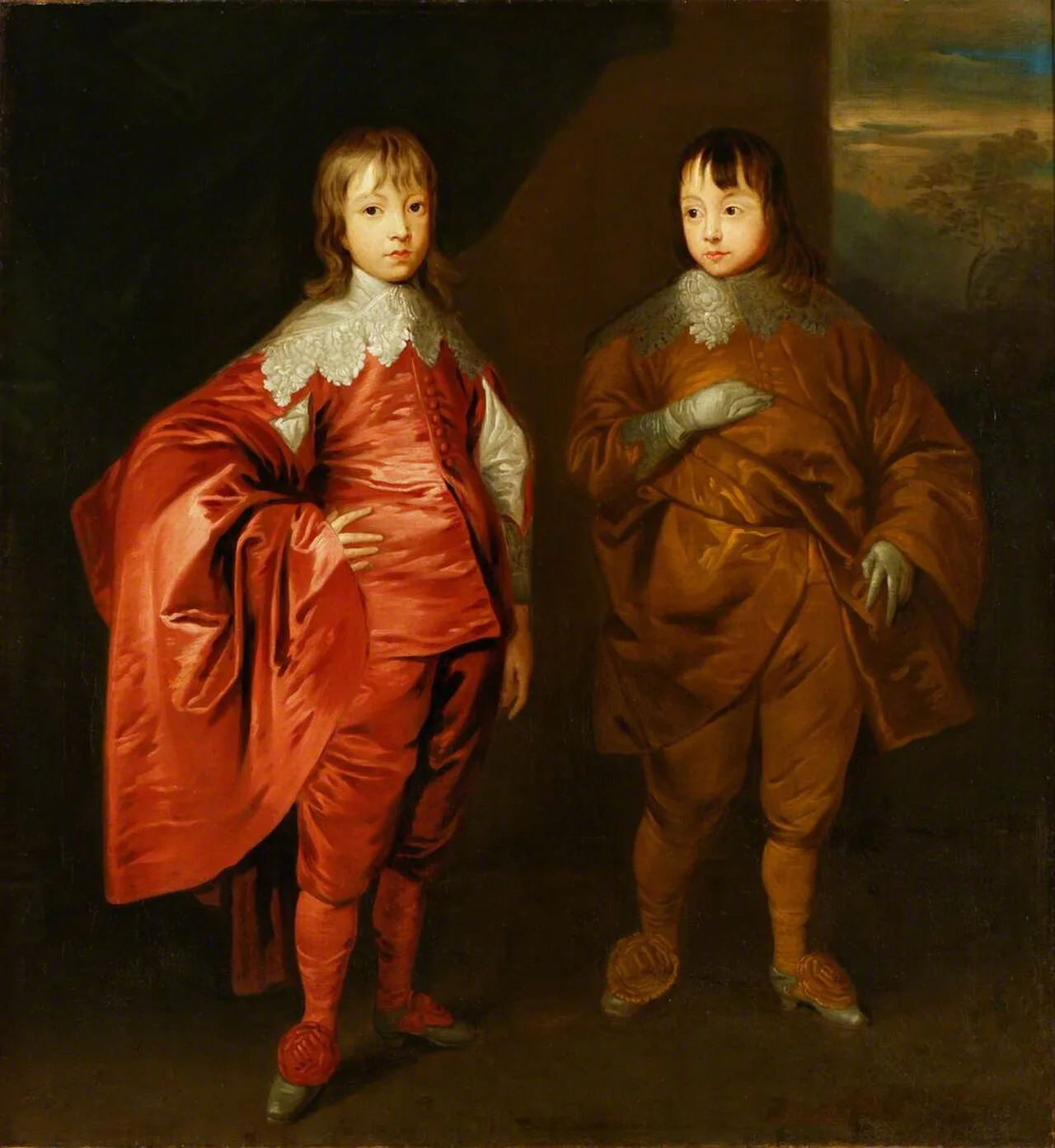 George Villiers, 2nd Duke of Buckingham, with His Brother, Lord Francis Villiers