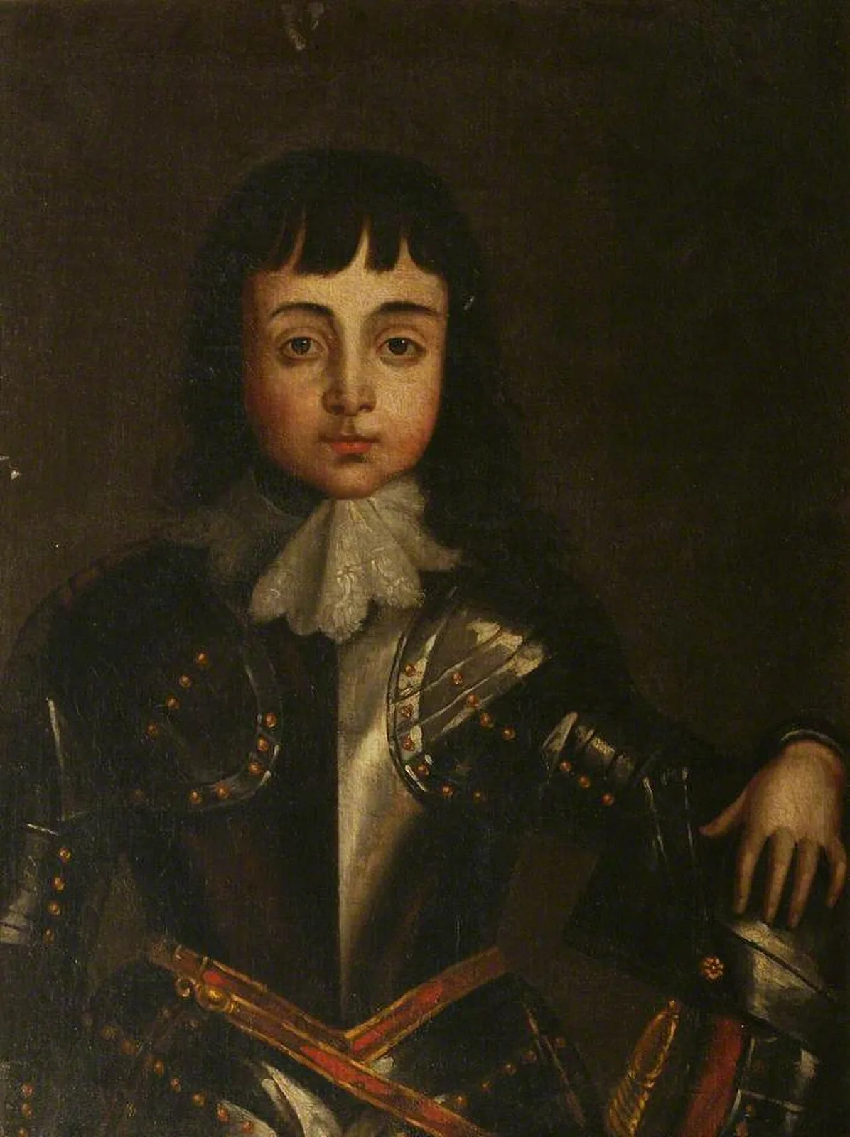Charles II, as a Boy (version of a detail of a group portrait)