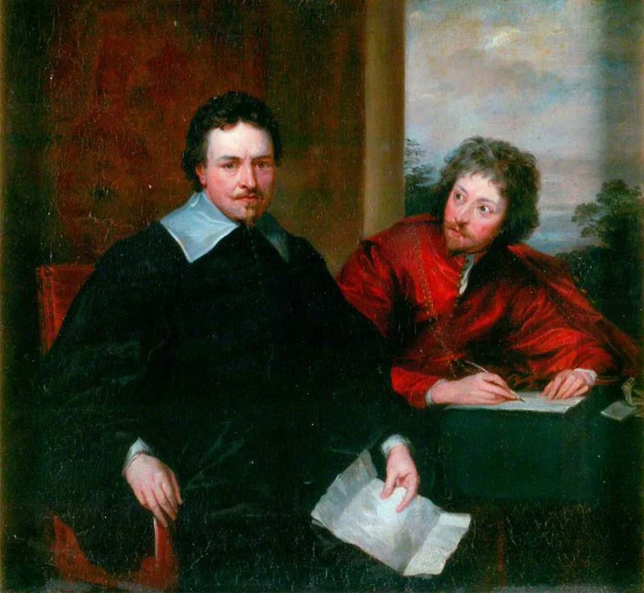 Thomas Wentworth, 1st Earl of Strafford, and His Secretary Sir Philip Mainwaring