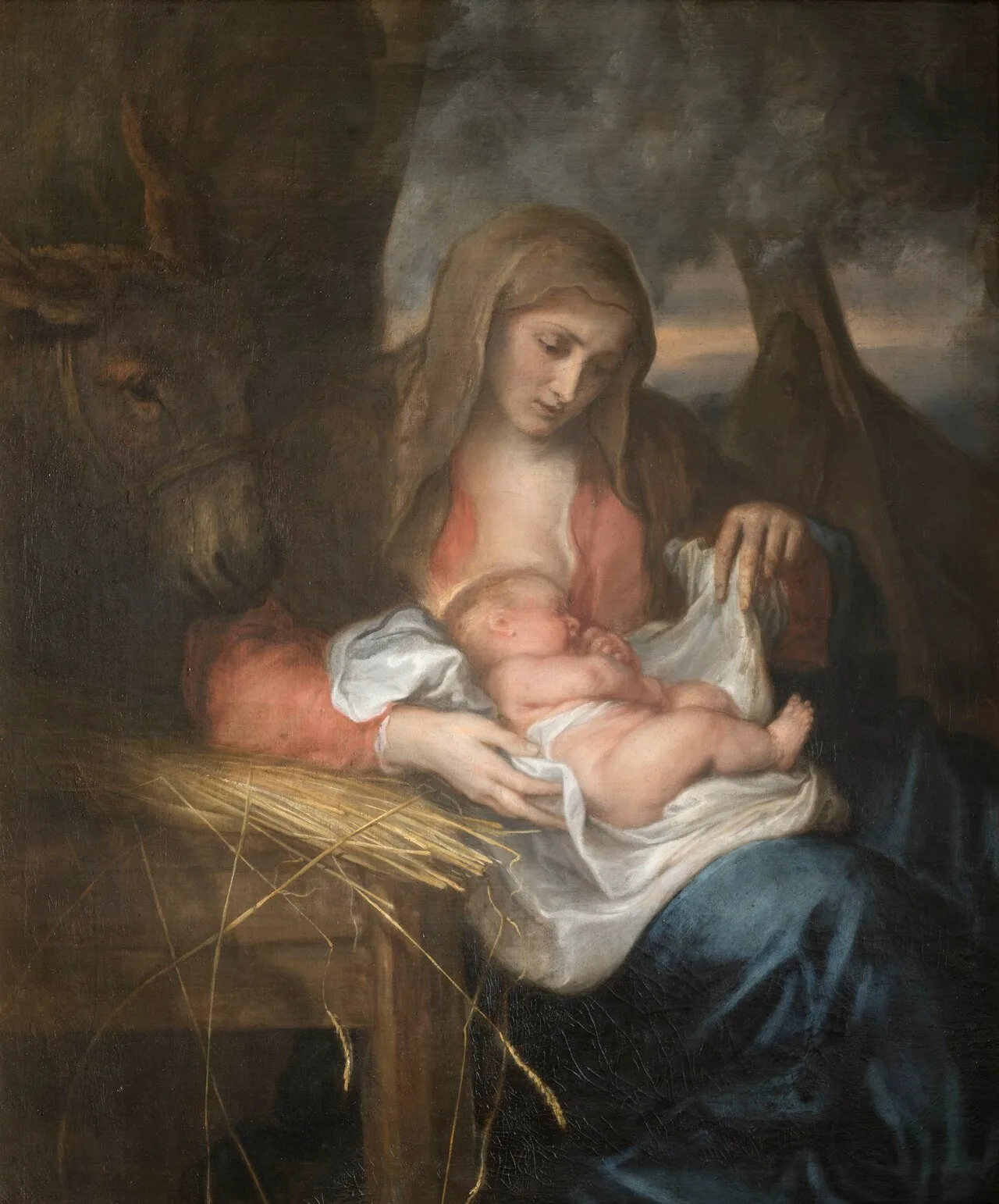 Vierge à la crèche