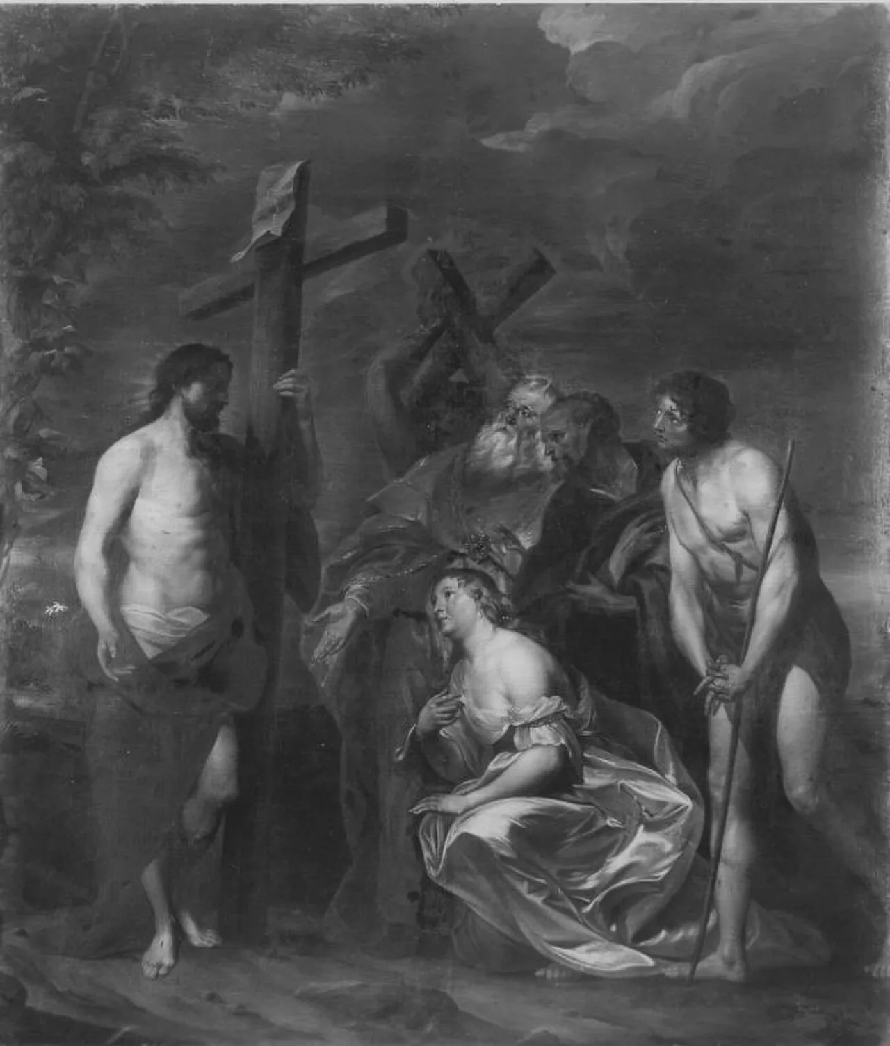 Christus und die büßende Magdalena