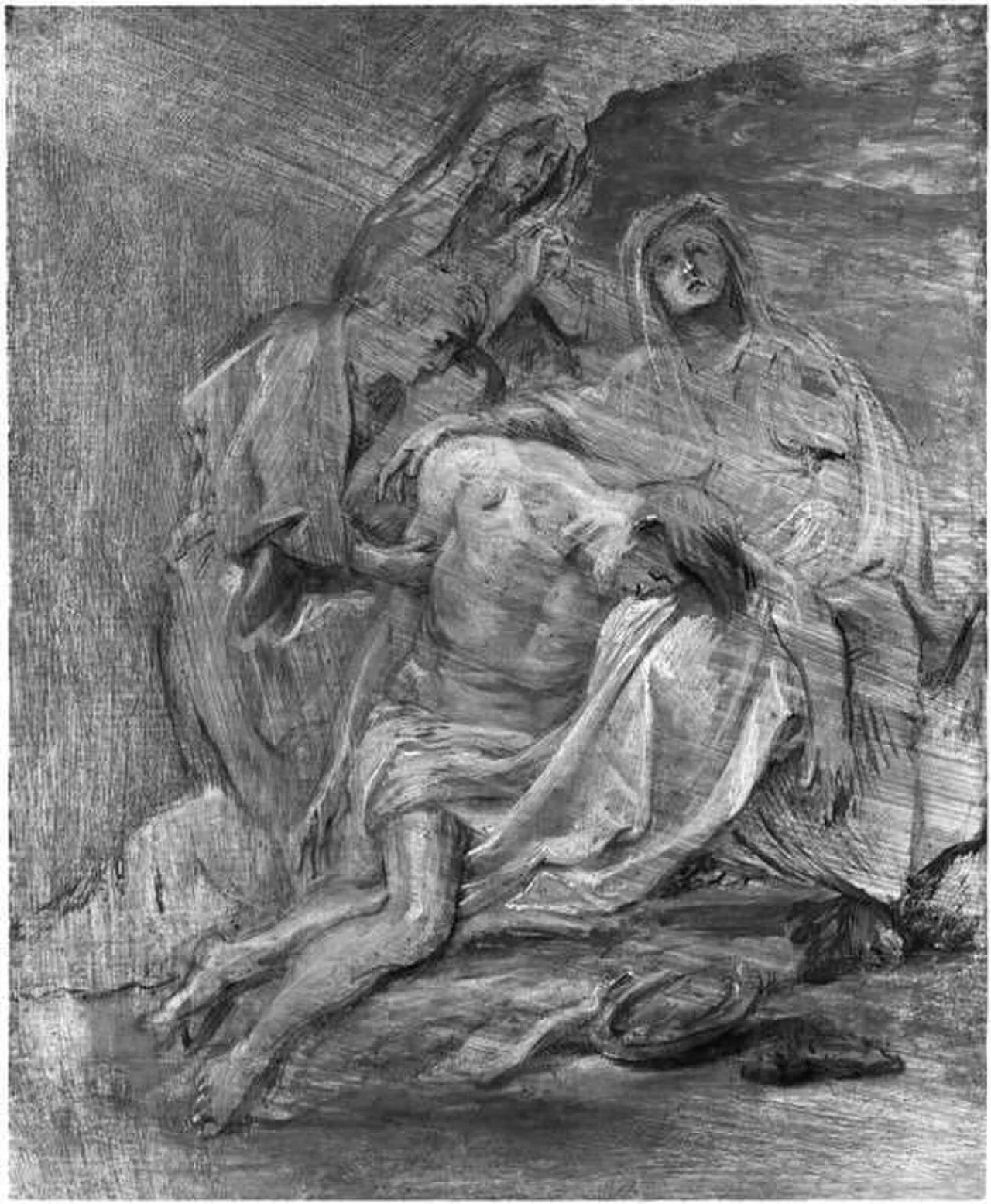 Beweinung Christi (Skizze)
