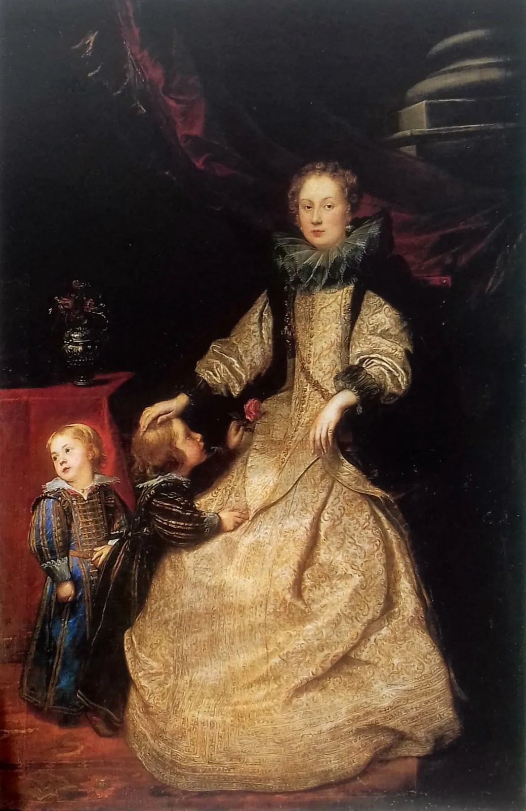 Portrait of Marquise Catarina Durazzo-Adorno with her children