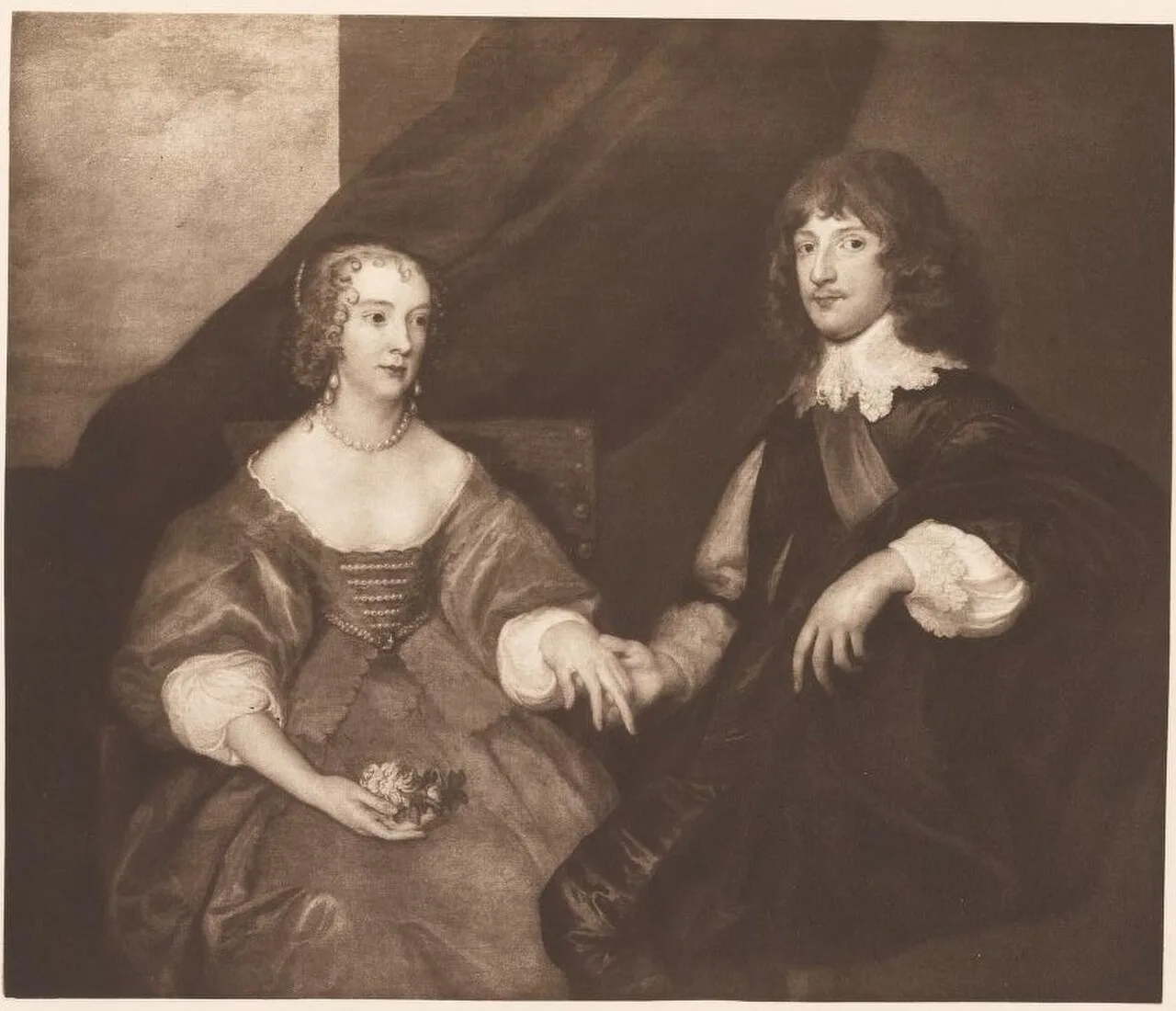 Portrait of William Russell and Anne Carr