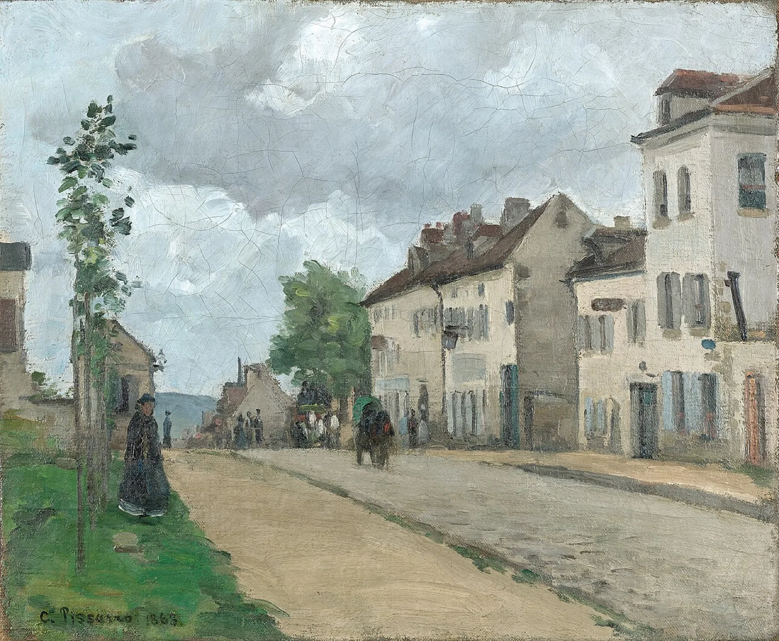 Street in Pontoise (Rue de Gisors)
