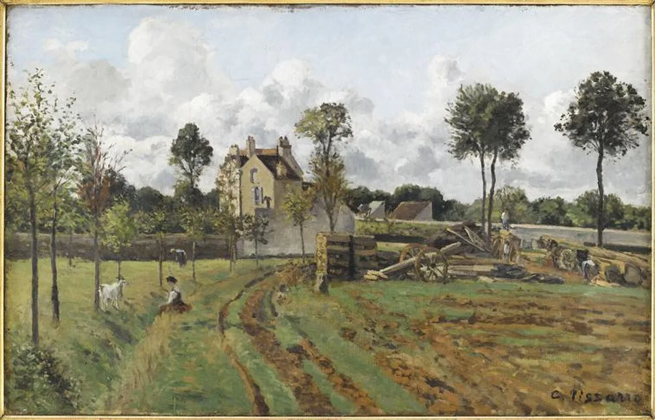 Allée de la Tour-du-Jongleur and the House of M. Musy, Louveciennes