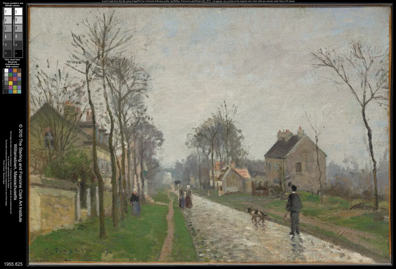 Route de Versailles, Louveciennes, Rain Effect