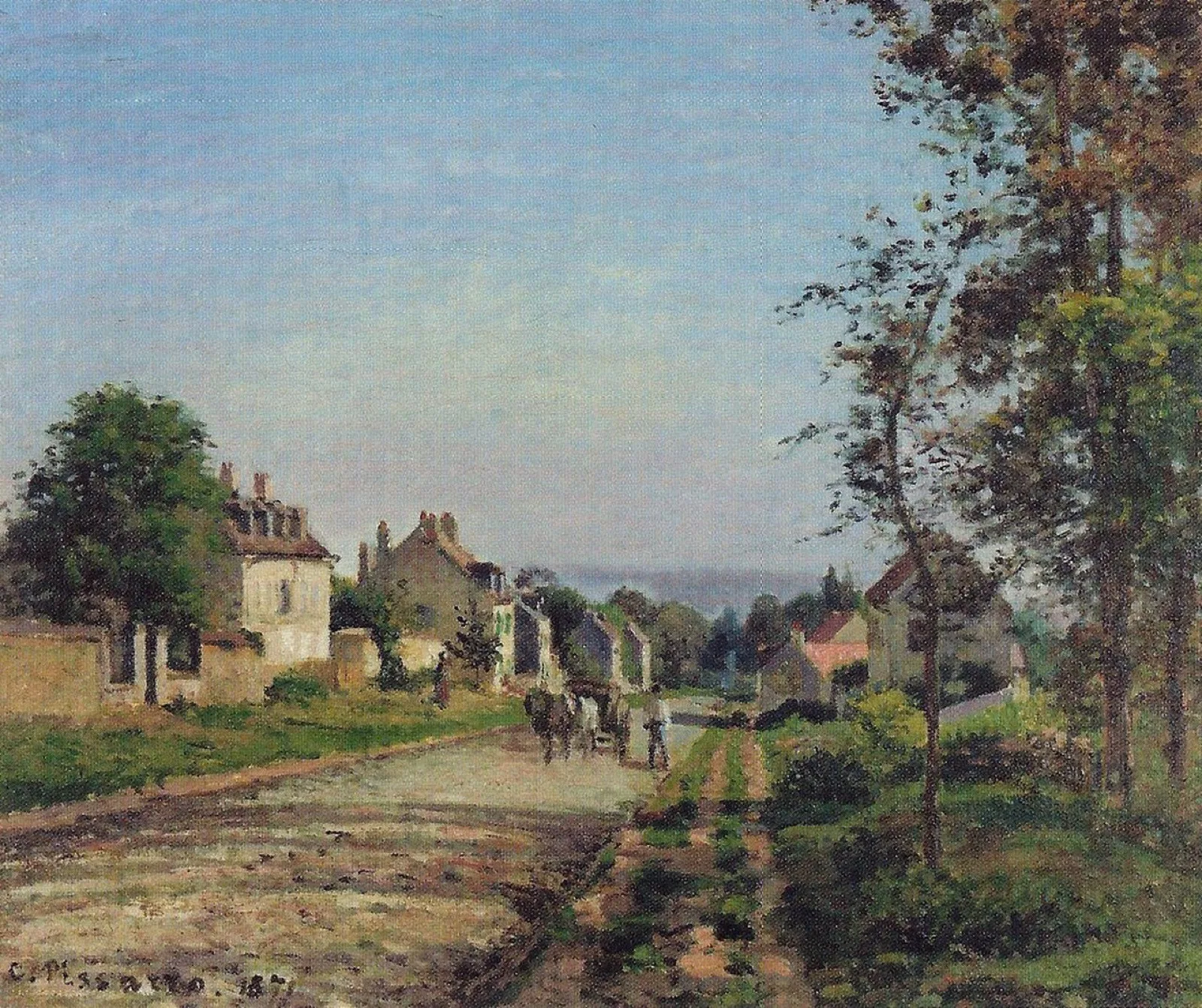 Around Louveciennes, the Road