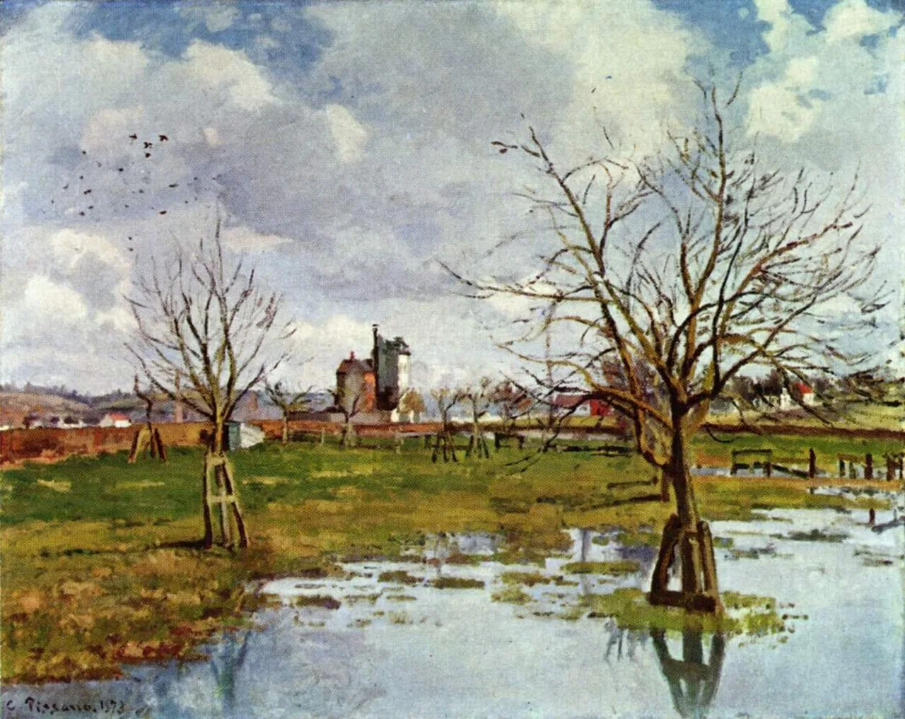Flood at Saint-Ouen-L'Aumône