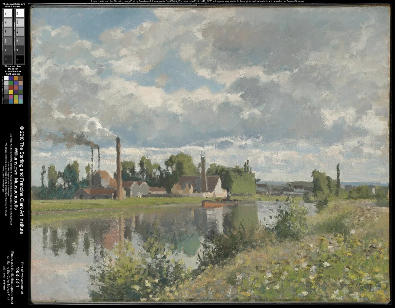 The River Oise near Pontoise