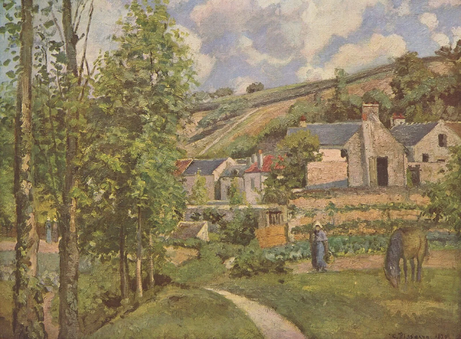 A Corner of L'Hermitage, Pontoise (No. 1)