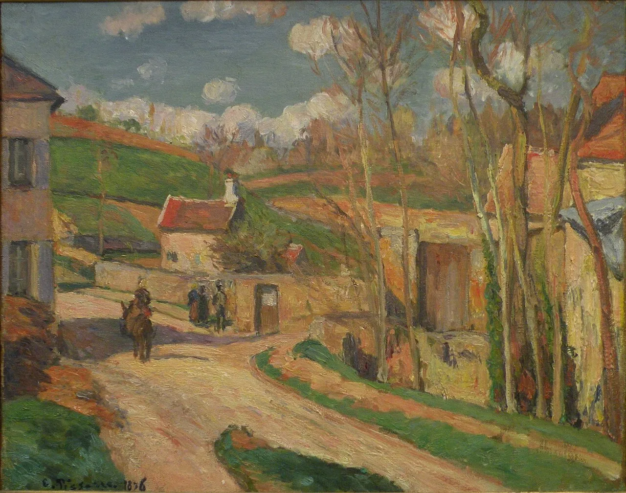 A Crossroads at L'Hermitage, Pontoise