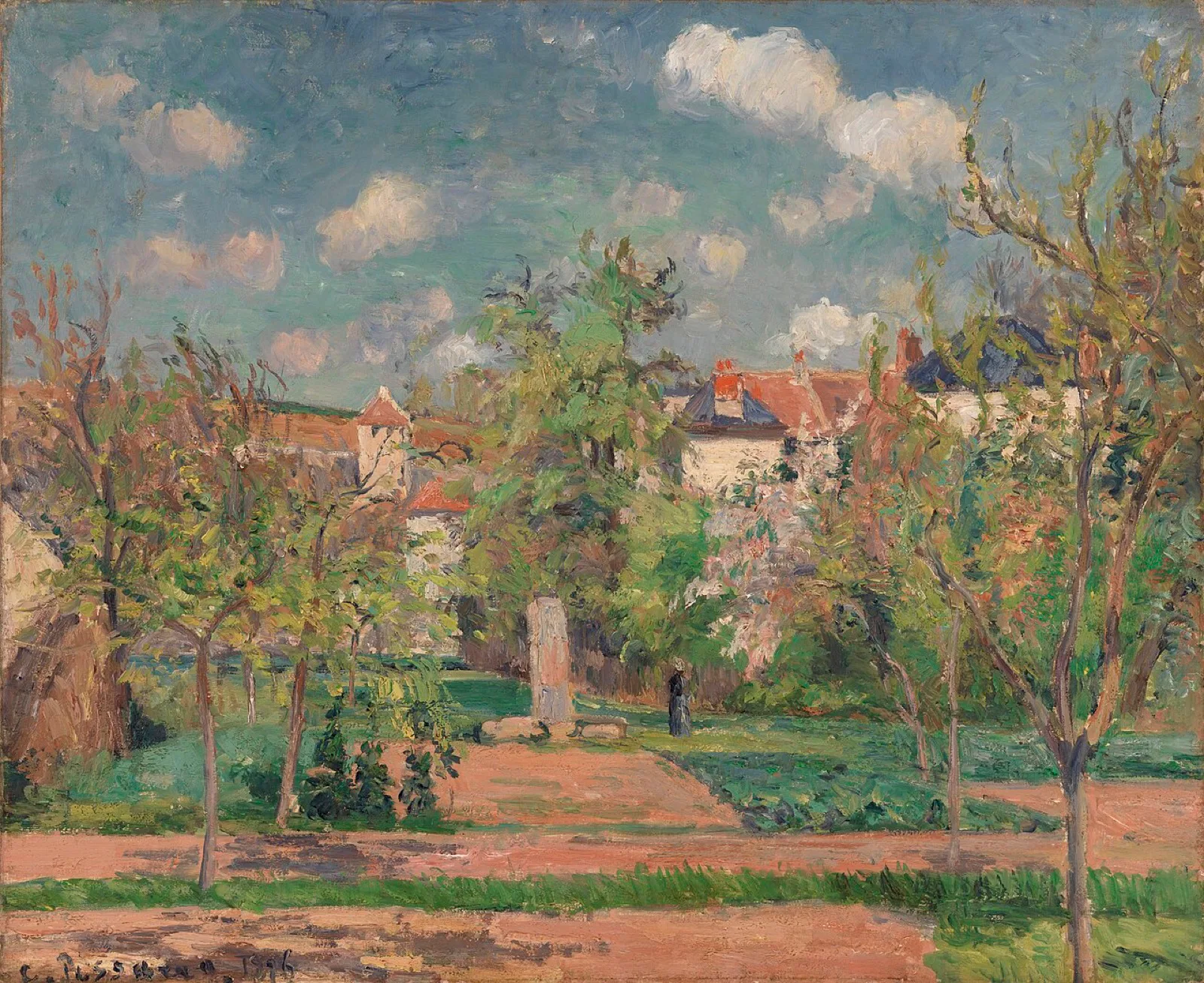 Garden in Full Sunlight (Le Jardin au grand soleil, Pontoise)