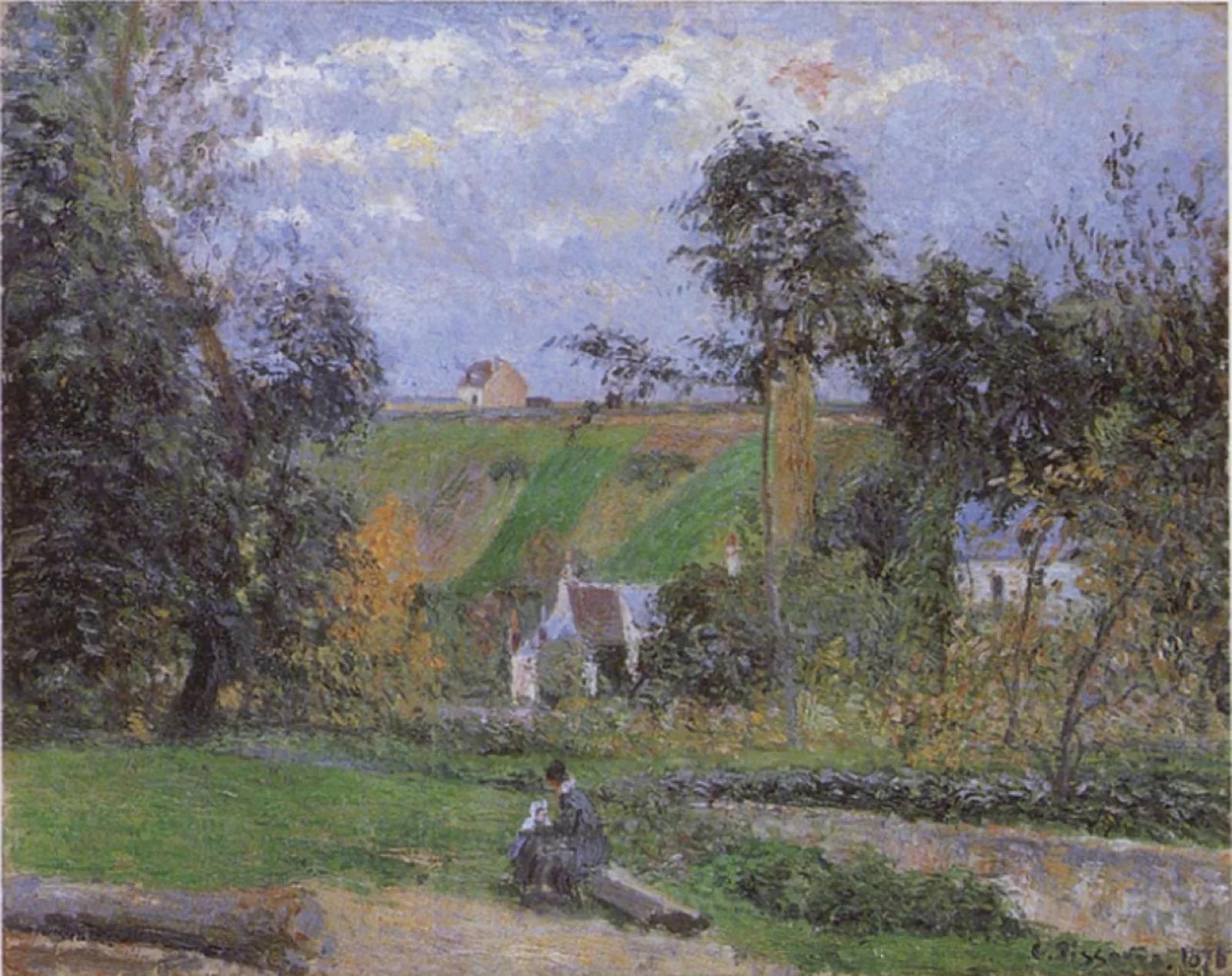 On the Bank of the ravine de Saint-Antoine, L'Hermitage, Pontoise