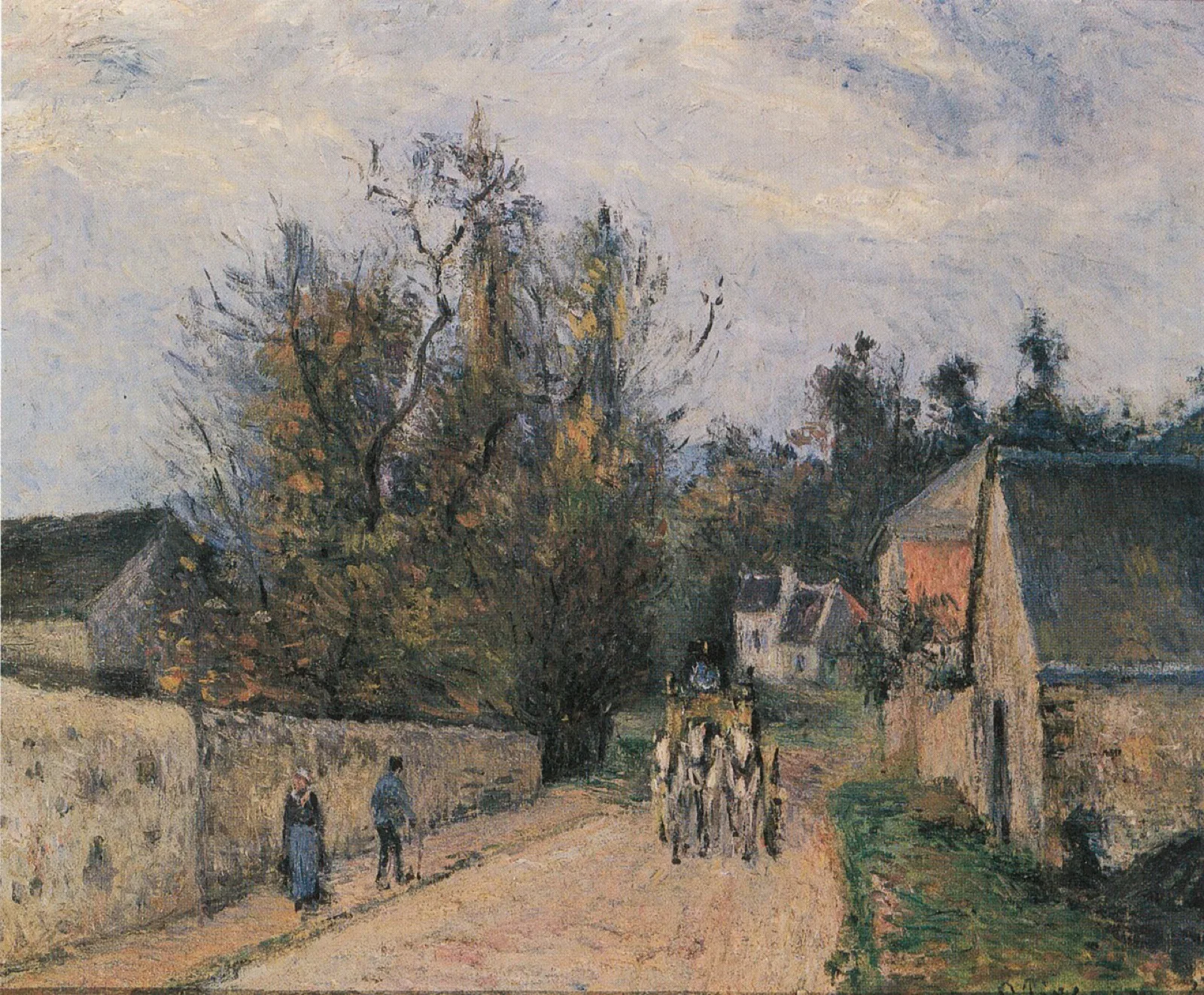 Rue de l'Hermitage near Ennery, Pontoise