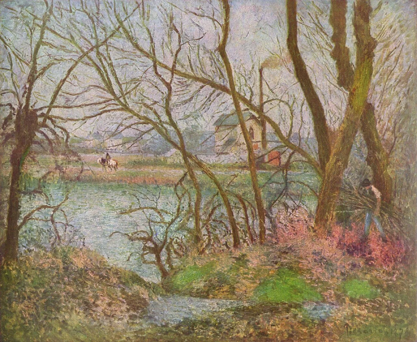 Banksof the Oise, near Pontoise, Winter